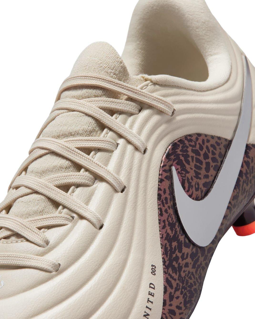 Nike United Jr. Tiempo Maestro Academy MG "Fossil/Burgundy/Silver" Preschool Kids' Soccer Cleat - FOSSIL/BURGUNDY/SILVER Thumbnail View 7