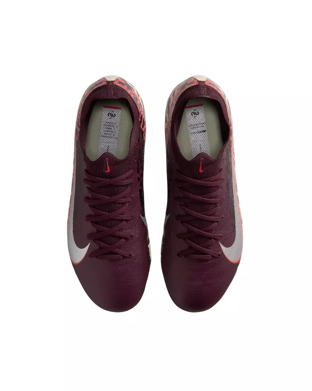 Nike United Jr. Mercurial Vapor 16 Pro "Burgundy/Red/Fossil/Silver" Preschool Kids' Soccer Cleat - BURGUNDY/RED/FOSSIL/SILVER