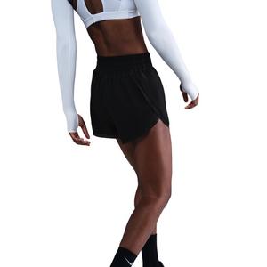 Nike Women's One Dri-FIT Loose 3" Brief-Lined Shorts -Black