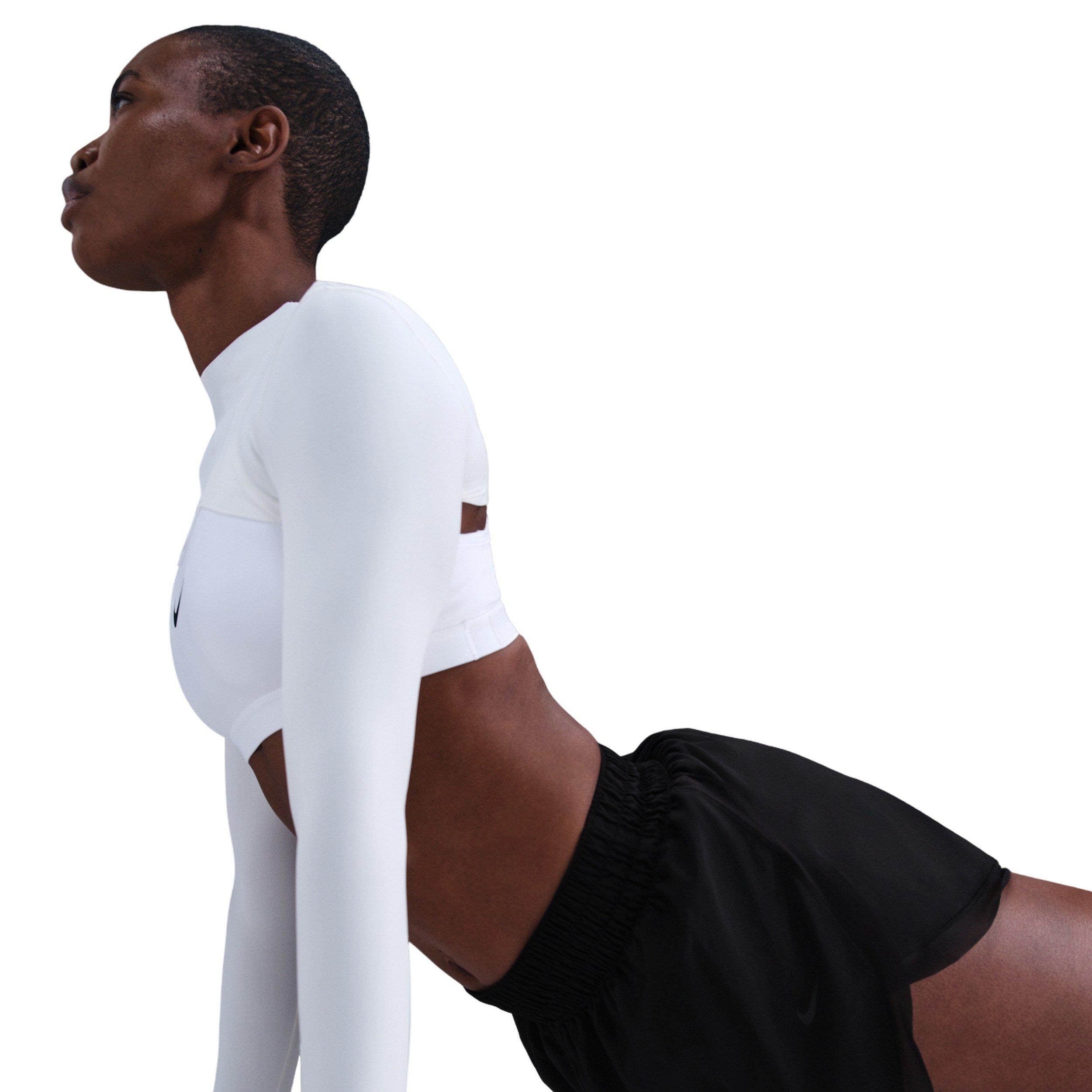 Nike Women's One Dri-FIT Loose 3" Brief-Lined Shorts -Black - BLACK Thumbnail View 5