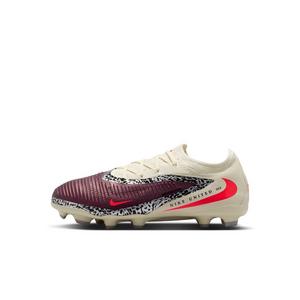 Nike Phantom 6 Low Pro MG "Burgundy Crush/Fossil/University Red" Preschool Kids' Soccer Cleat