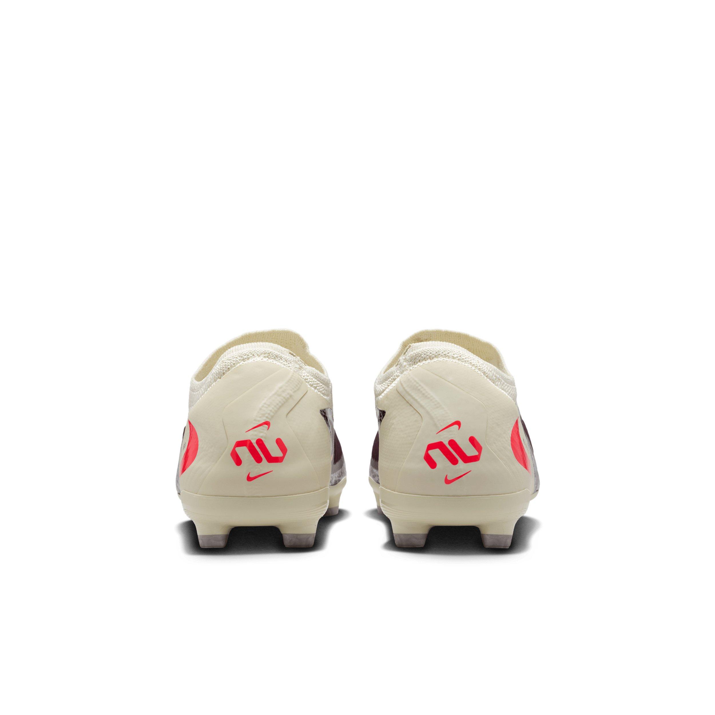 Nike Phantom 6 Low Pro MG "Burgundy Crush/Fossil/University Red" Preschool Kids' Soccer Cleat - BURGUNDY/FOSSIL/RED Thumbnail View 5