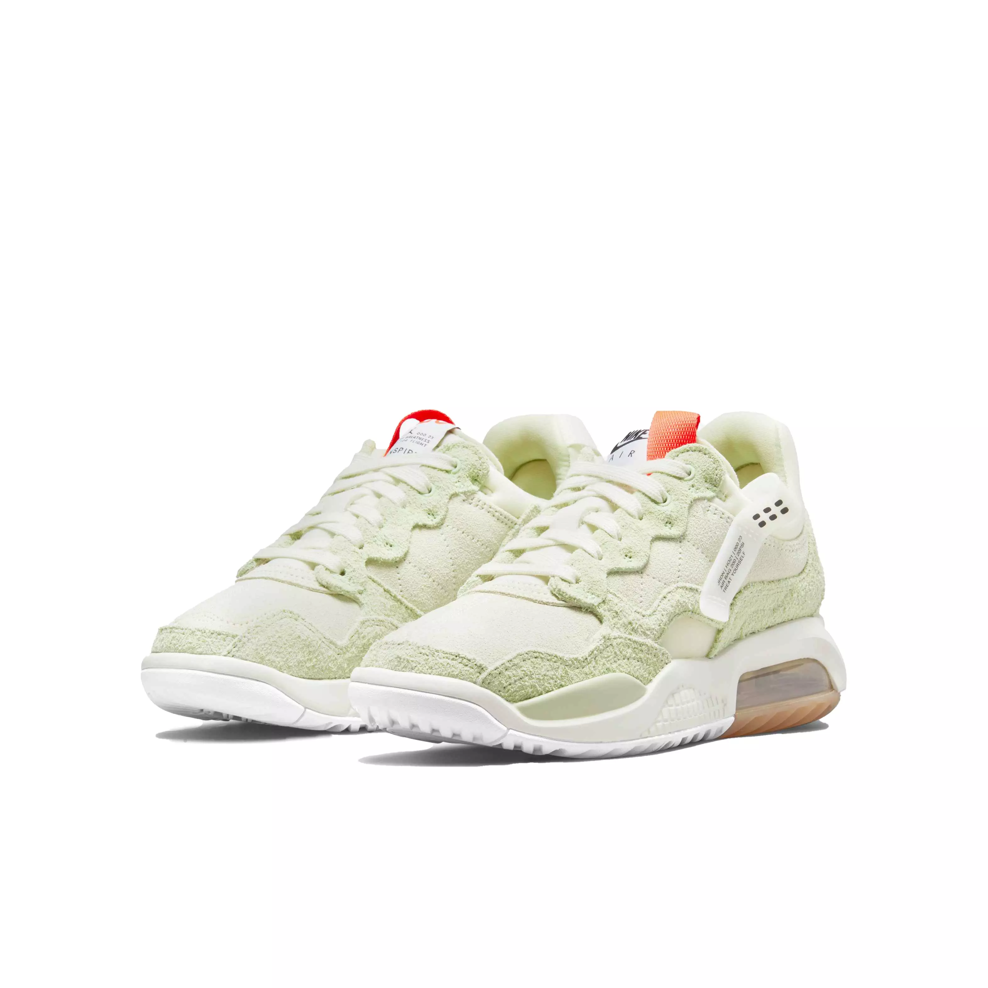 Jordan MA2 "Honeydew/Sea Glass/Black/White" Grade School Boys' Shoe - GREEN