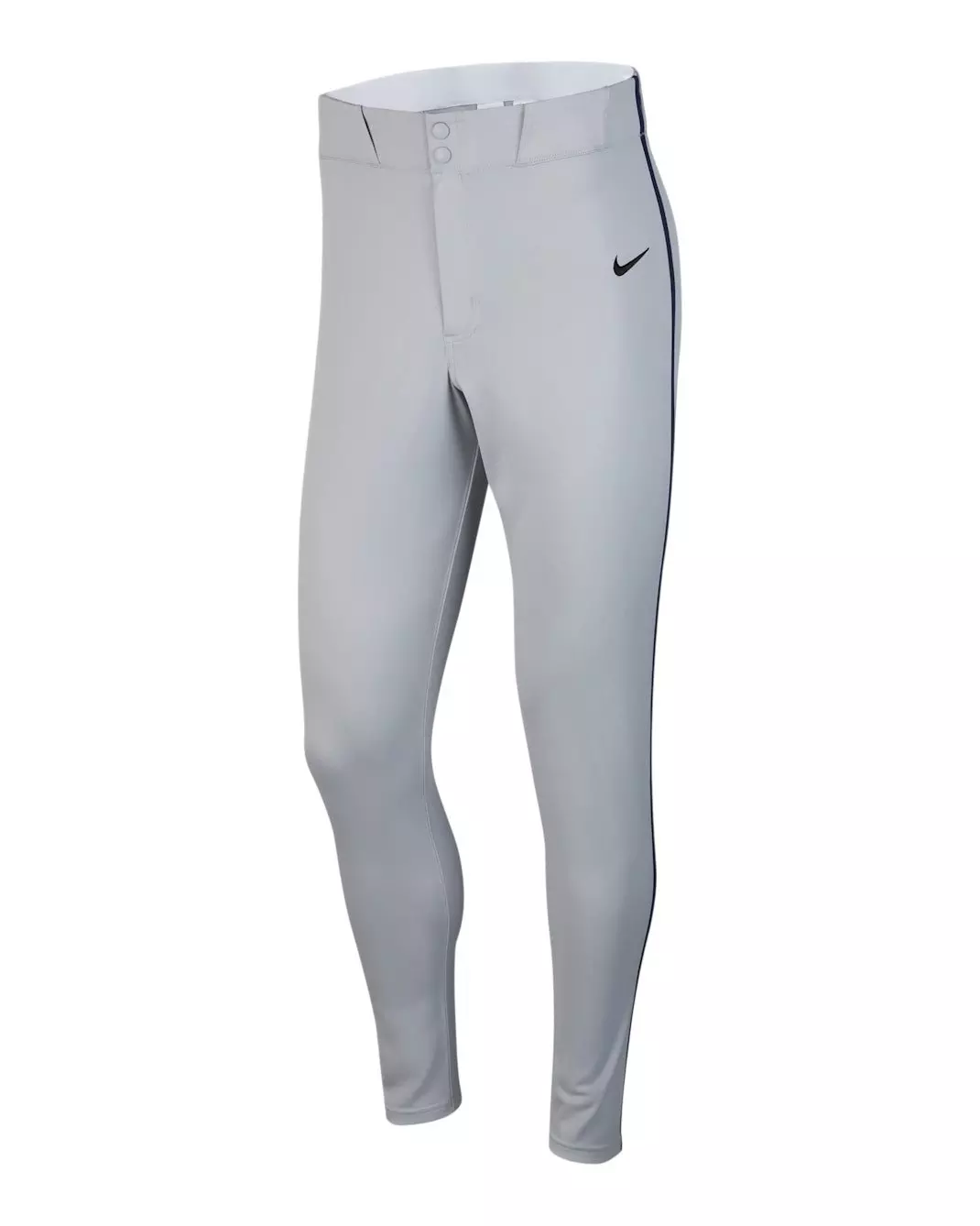 Nike Men's Vapor Select Piped Baseball Pants - Grey/Navy - GREY/NAVY