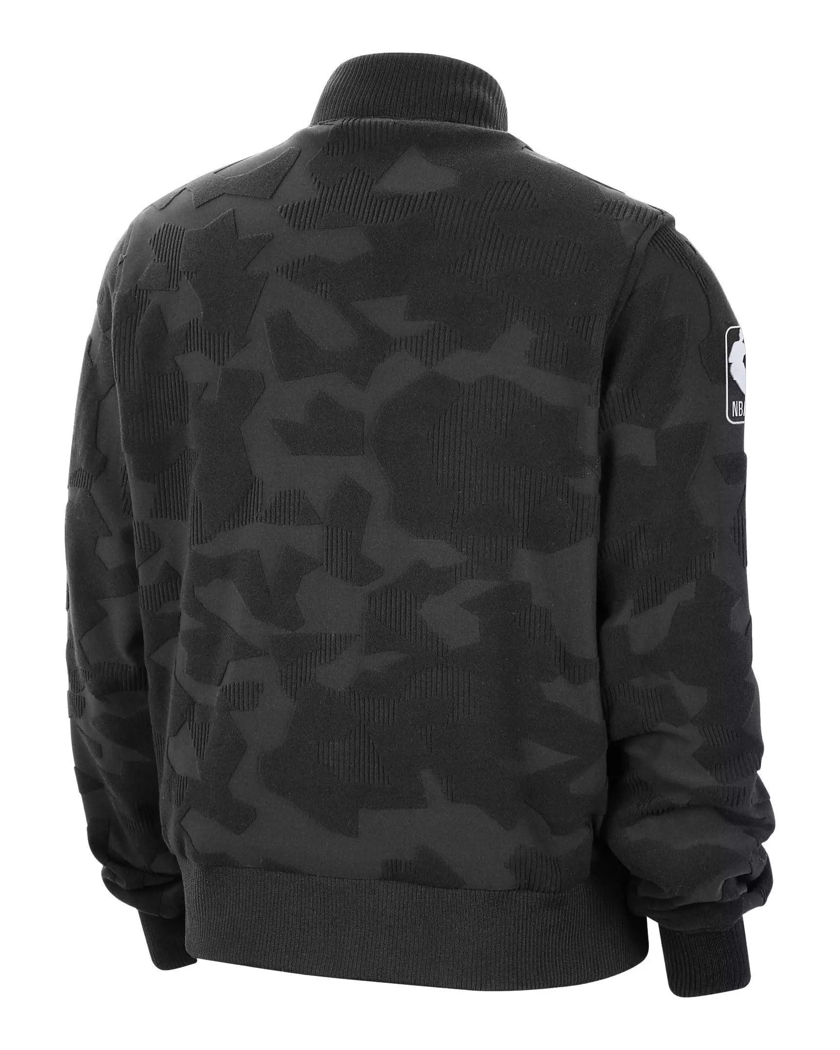 Nike Men's NBA N31 Lightweight Courtside Jacket-Black - BLACK