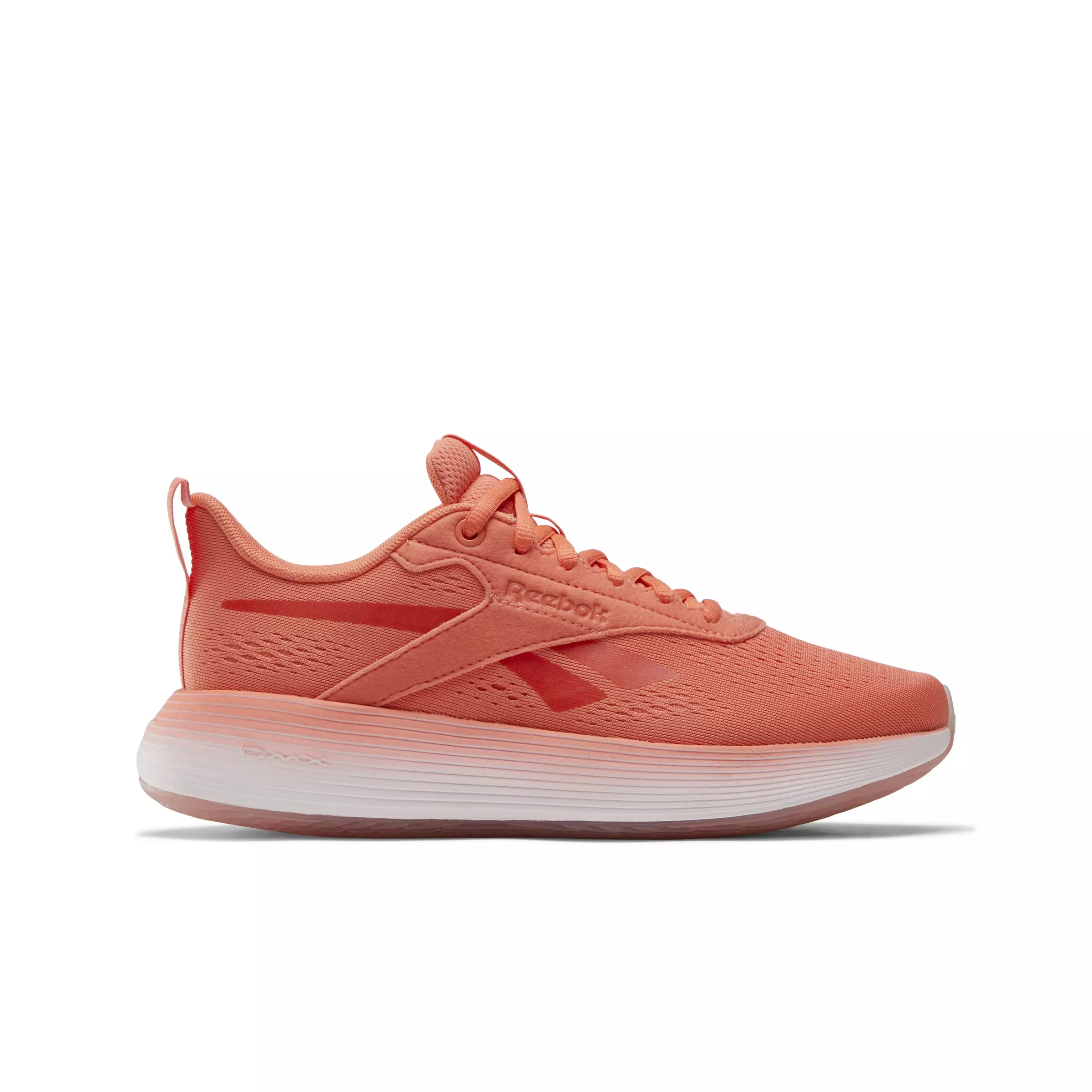 Reebok DMX Comfort+ "Super Charged Coral/White/Barely Grey" Women's Walking Shoe - CORAL/WHITE/GREY