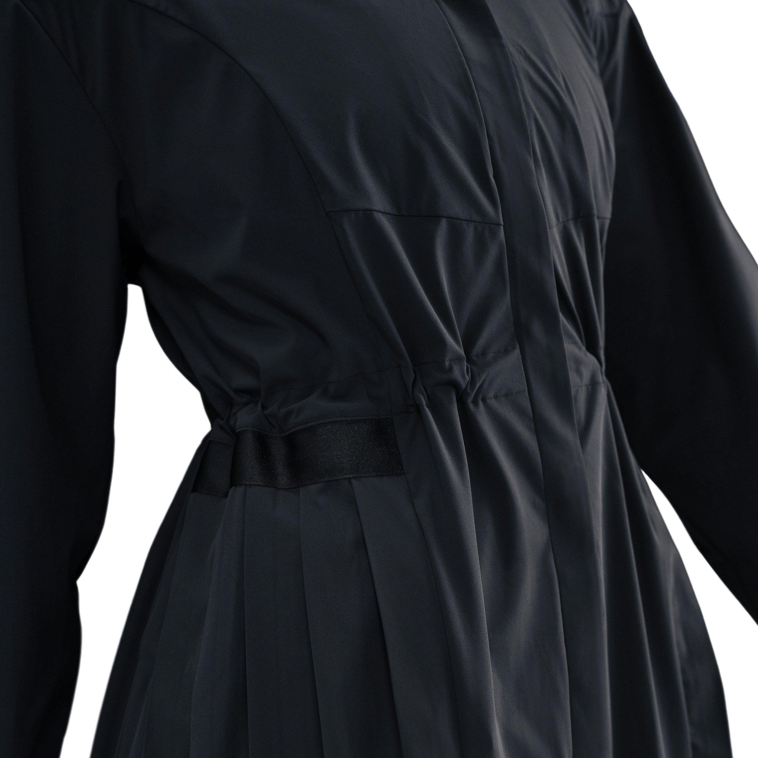 Nike Women's 24.7 PerfectStretch Dri-FIT Oversized Trench Coat - Black - BLACK Thumbnail View 7