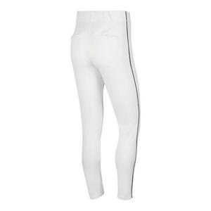 Nike Men's Vapor Select Piped Baseball Pants - White/Black