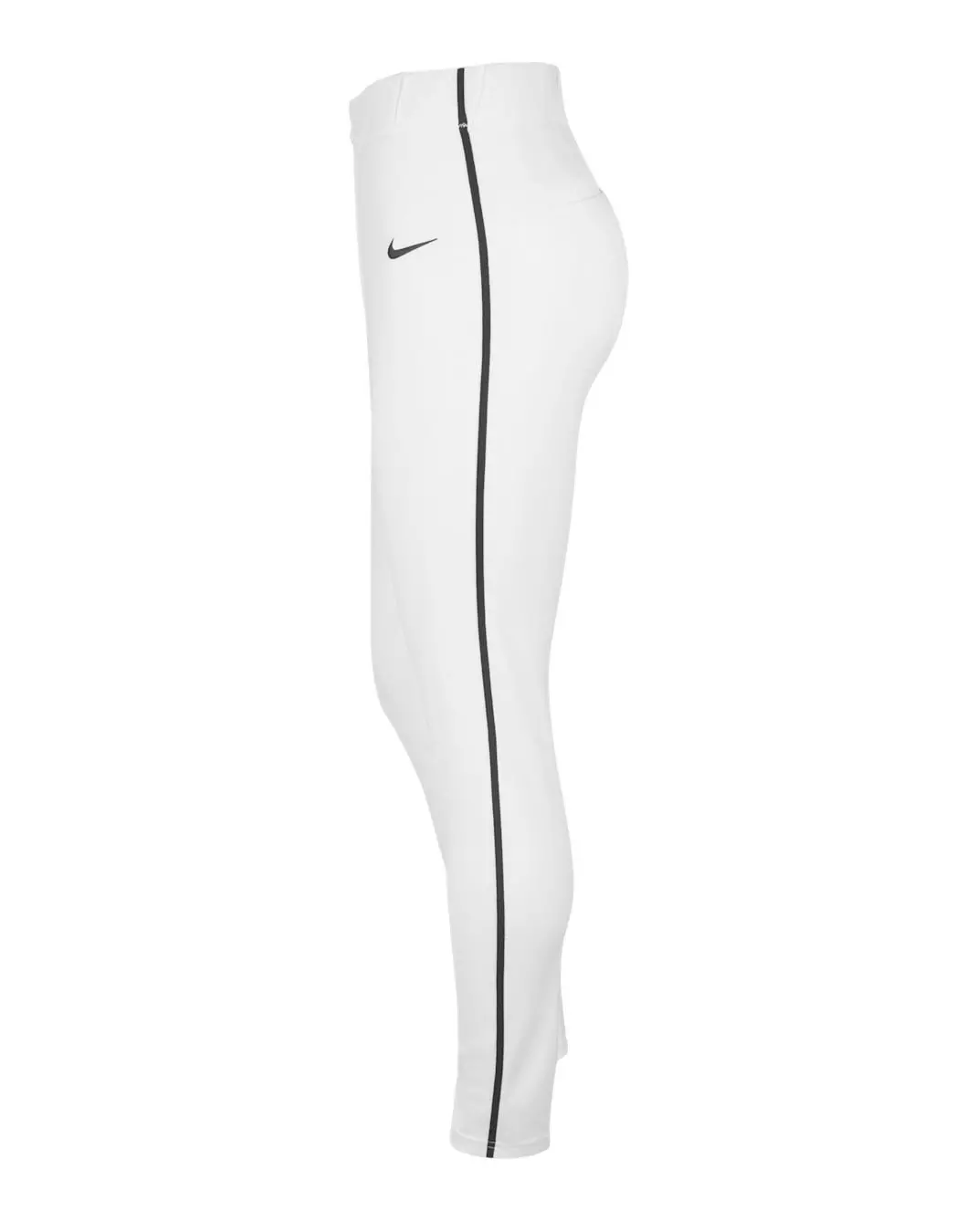 Nike Men's Vapor Select Piped Baseball Pants - White/Black - WHITE/BLACK
