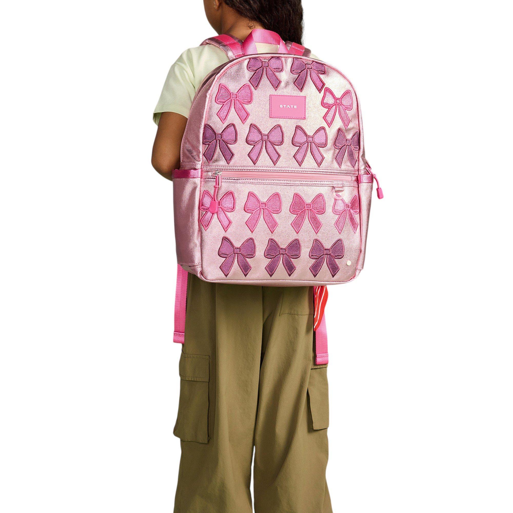 STATE Bags Kane Backpack - Patchwork Bows - PATCHWORK BOWS