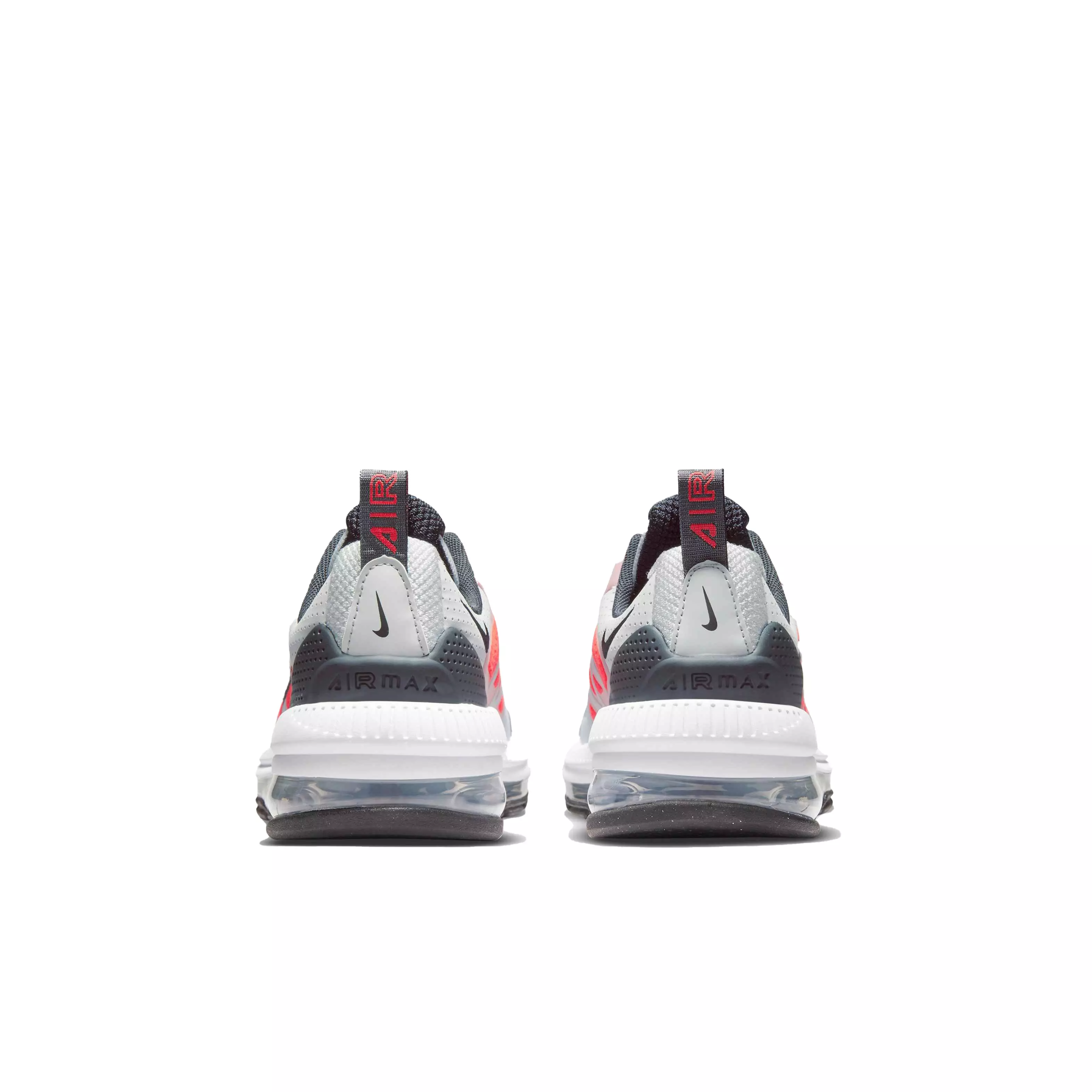 Nike Air Max Genome "Pure Platinum/White/Bright Crimson/Black" Grade School Boys' Shoe - GREY