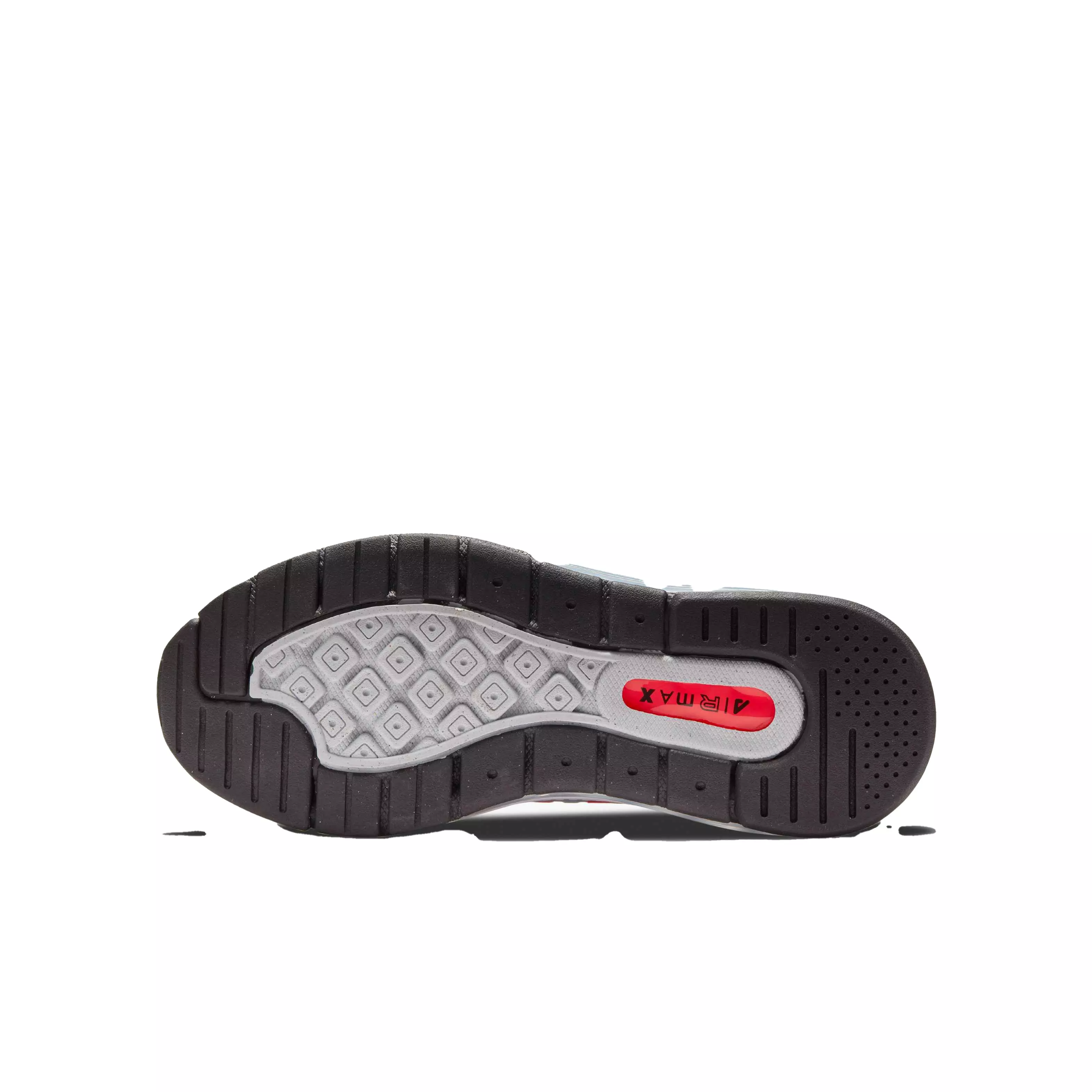 Nike Air Max Genome "Pure Platinum/White/Bright Crimson/Black" Grade School Boys' Shoe - GREY