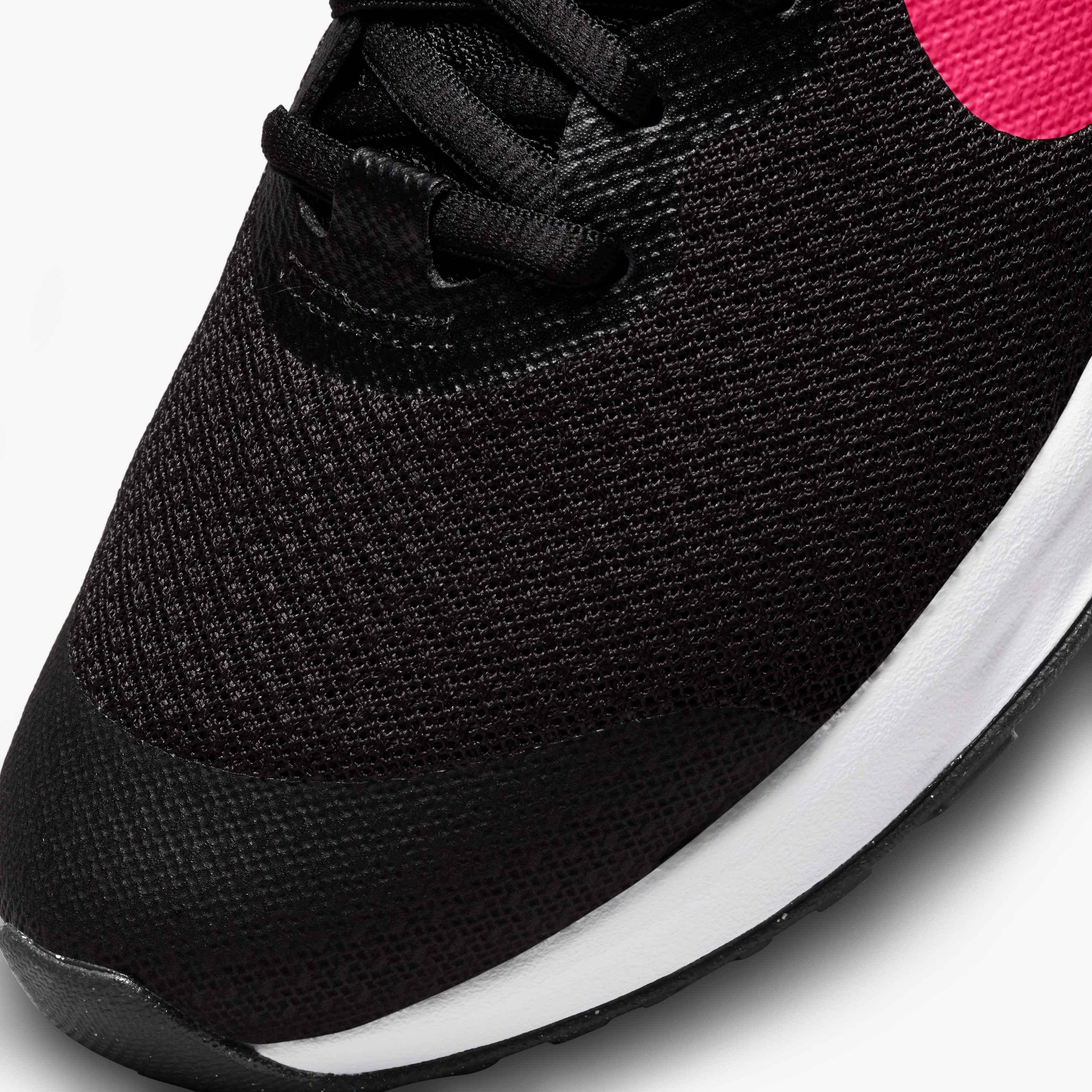 Nike Revolution 6 Grade School Girls' "Black/Hyper Pink/Pink Foam" Road Running Shoe