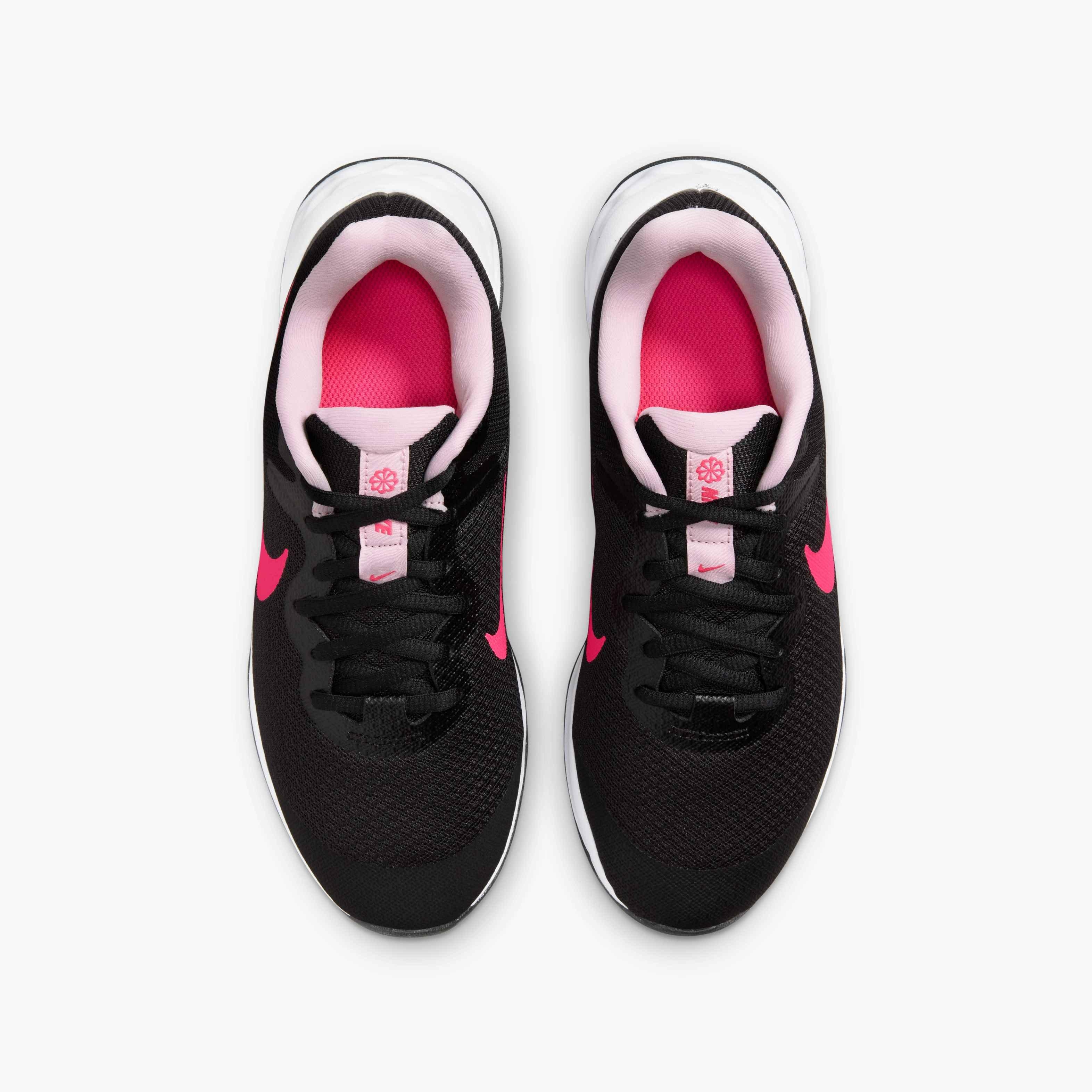 Hibbett Revolution 6 Running Girls\' Shoe Pink/Pink - Foam\