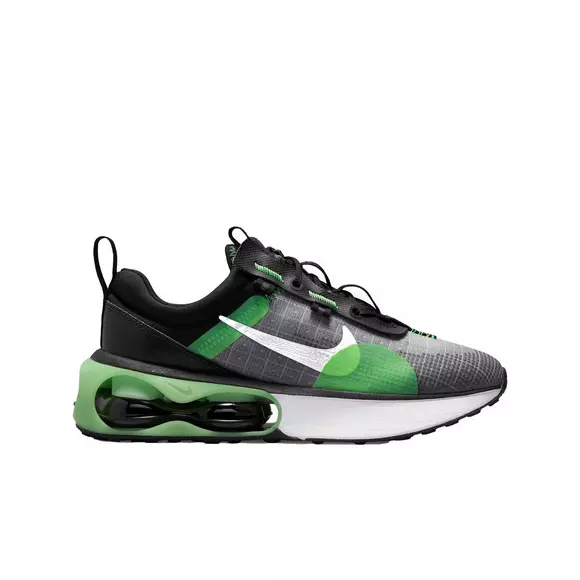Nike Air Max 2021 "Black/Chrome/Green Strike/Iron Grade School Boys' Shoe - Hibbett | City Gear