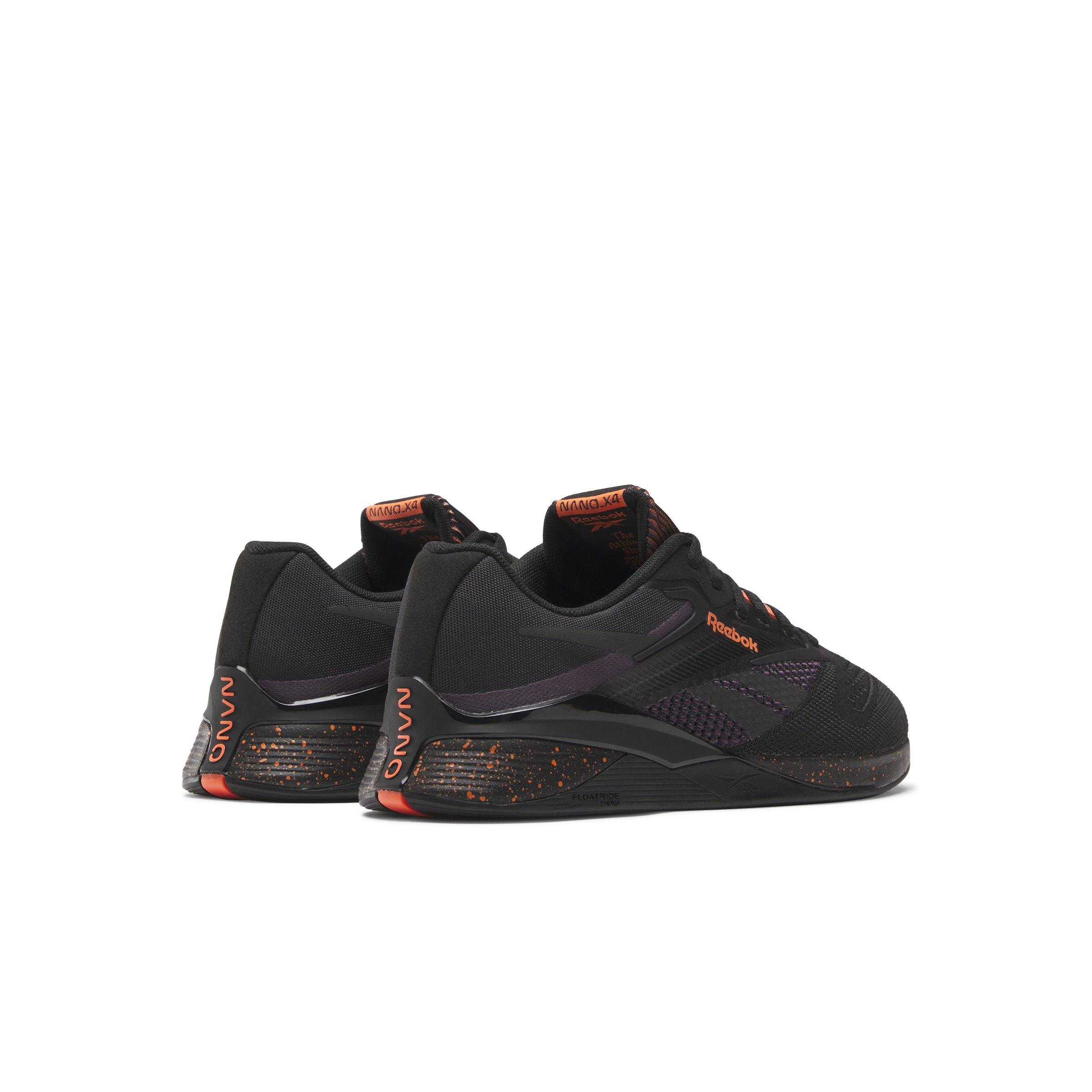 Reebok Nano X4 "Black/Midnight Plum/Digital Coral" Women's Training Shoe - BLACK/PLUM/CORAL Thumbnail View 3
