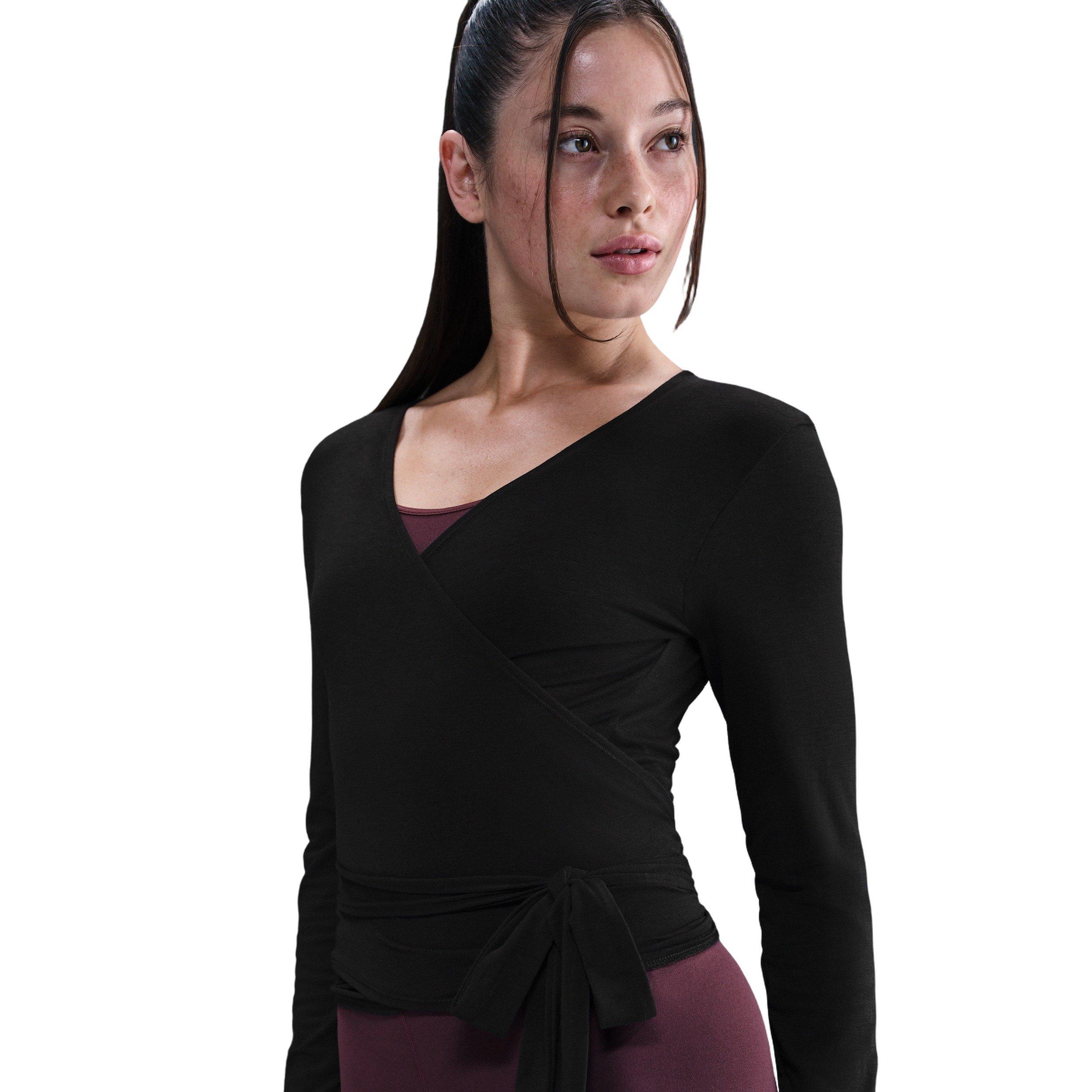 Nike Women's One Relaxed Dri-FIT Top -Black - BLACK Thumbnail View 1