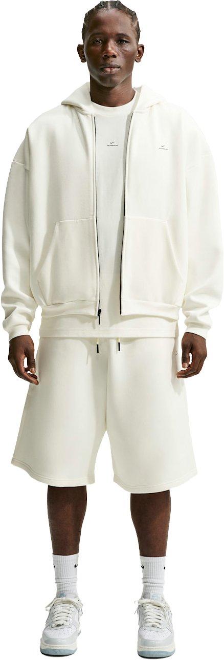 Nike Men's Standard Issue Therma-FIT Full-Zip Basketball Jacket - White - WHITE Thumbnail View 4