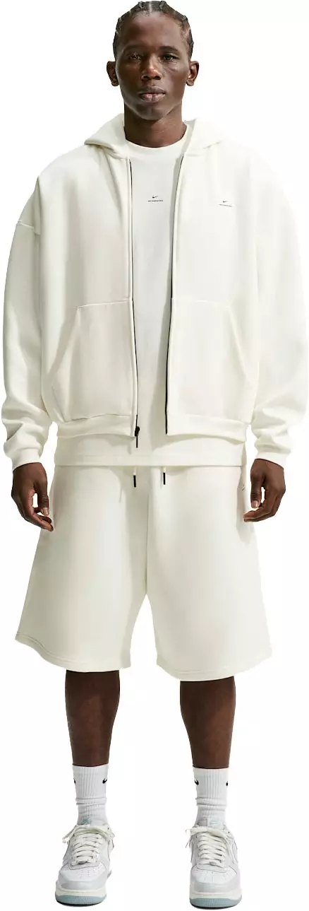 Nike Men's Standard Issue Therma-FIT Full-Zip Basketball Jacket - White - WHITE