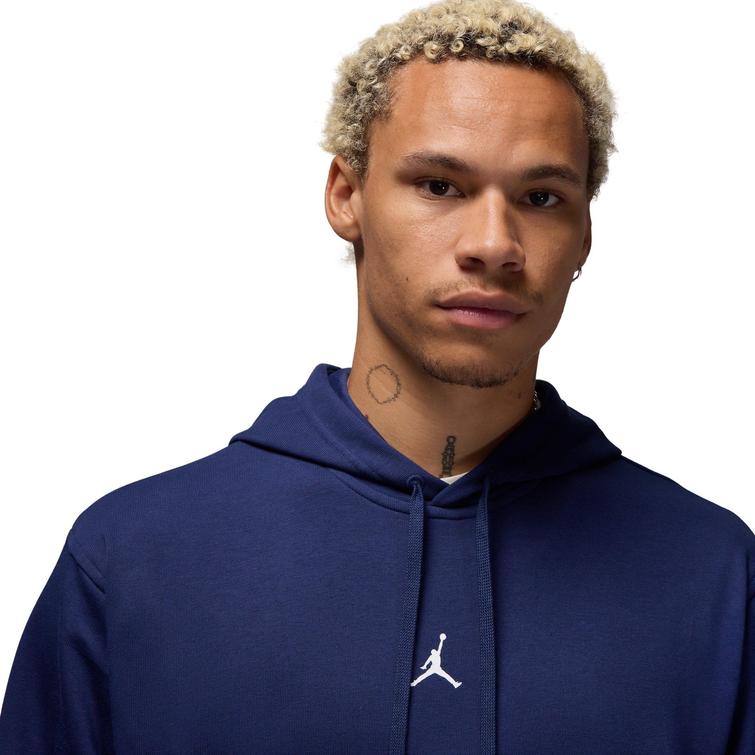 Jordan Men's Sport Crossover Pullover Dri-FIT Hoodie - Midnight Navy - MIDNIGHT NAVY Thumbnail View 3