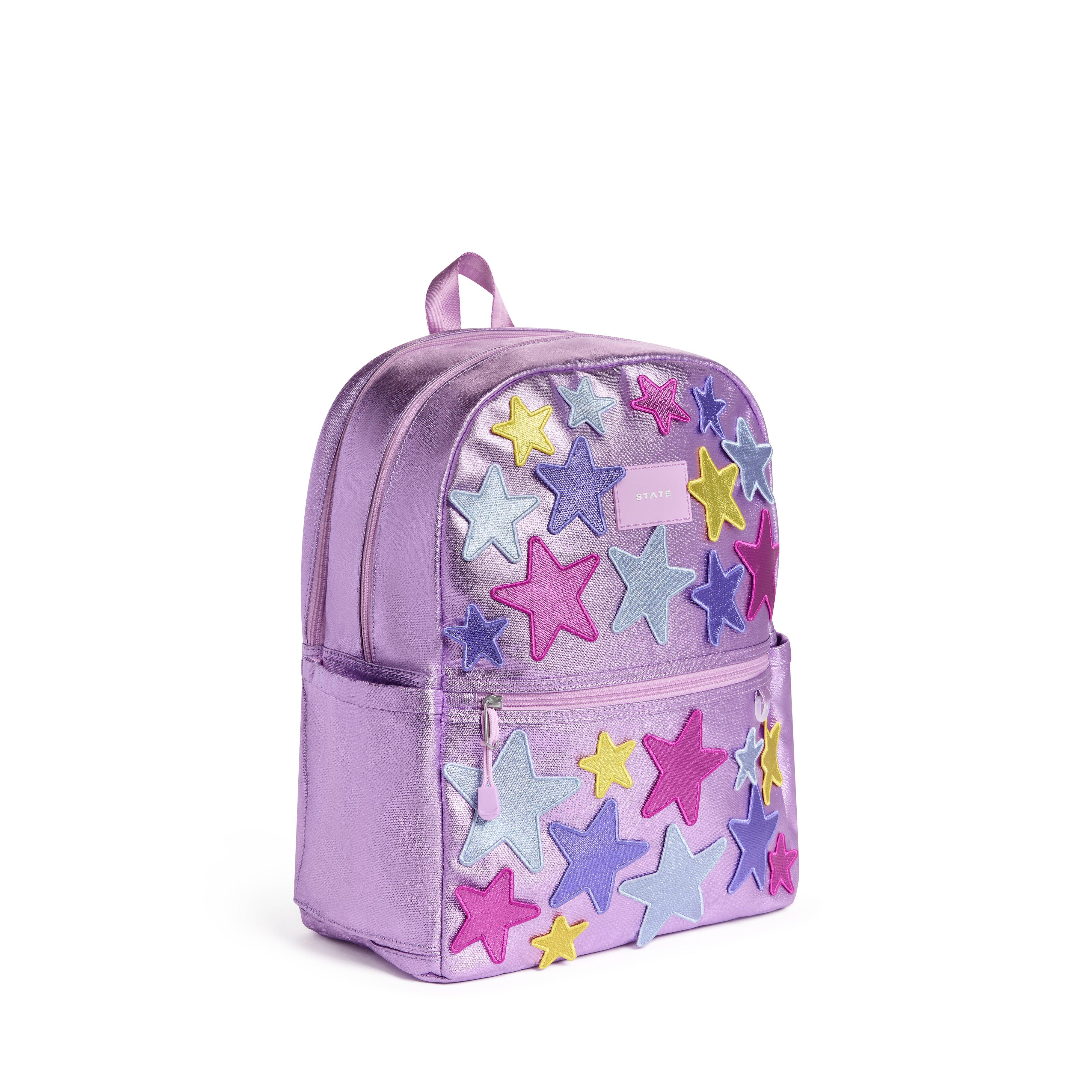 STATE Bags Kane Double Pocket Backpack - 3D Stars - 3D STARS