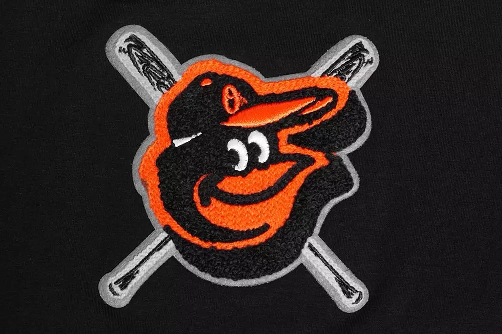 Pro Standard Women's MLB Baltimore Orioles Mashup Boxy Tee - Black - BLACK