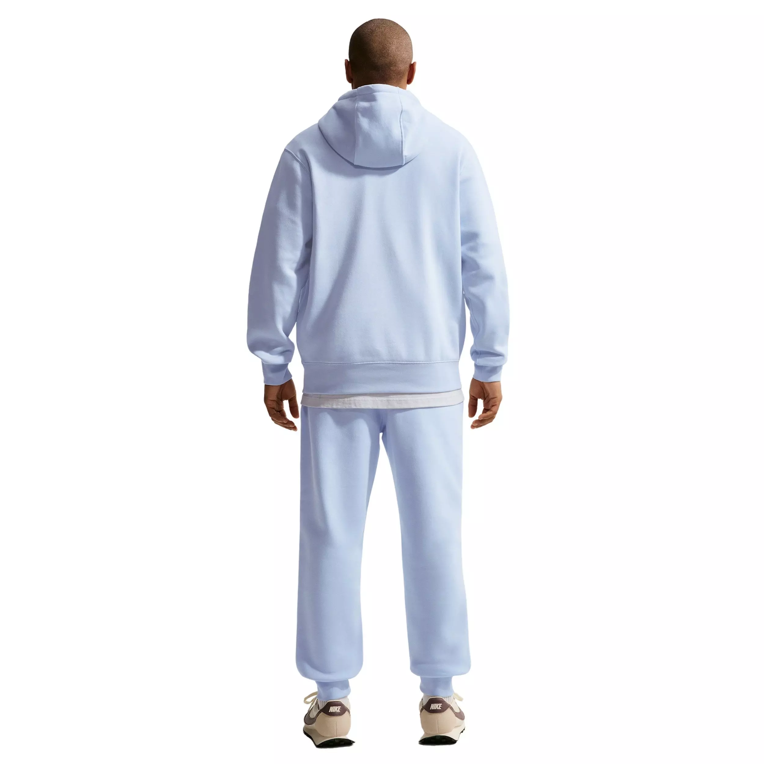 Nike Men's Club Fleece Pullover BB Hoodie - BLUE