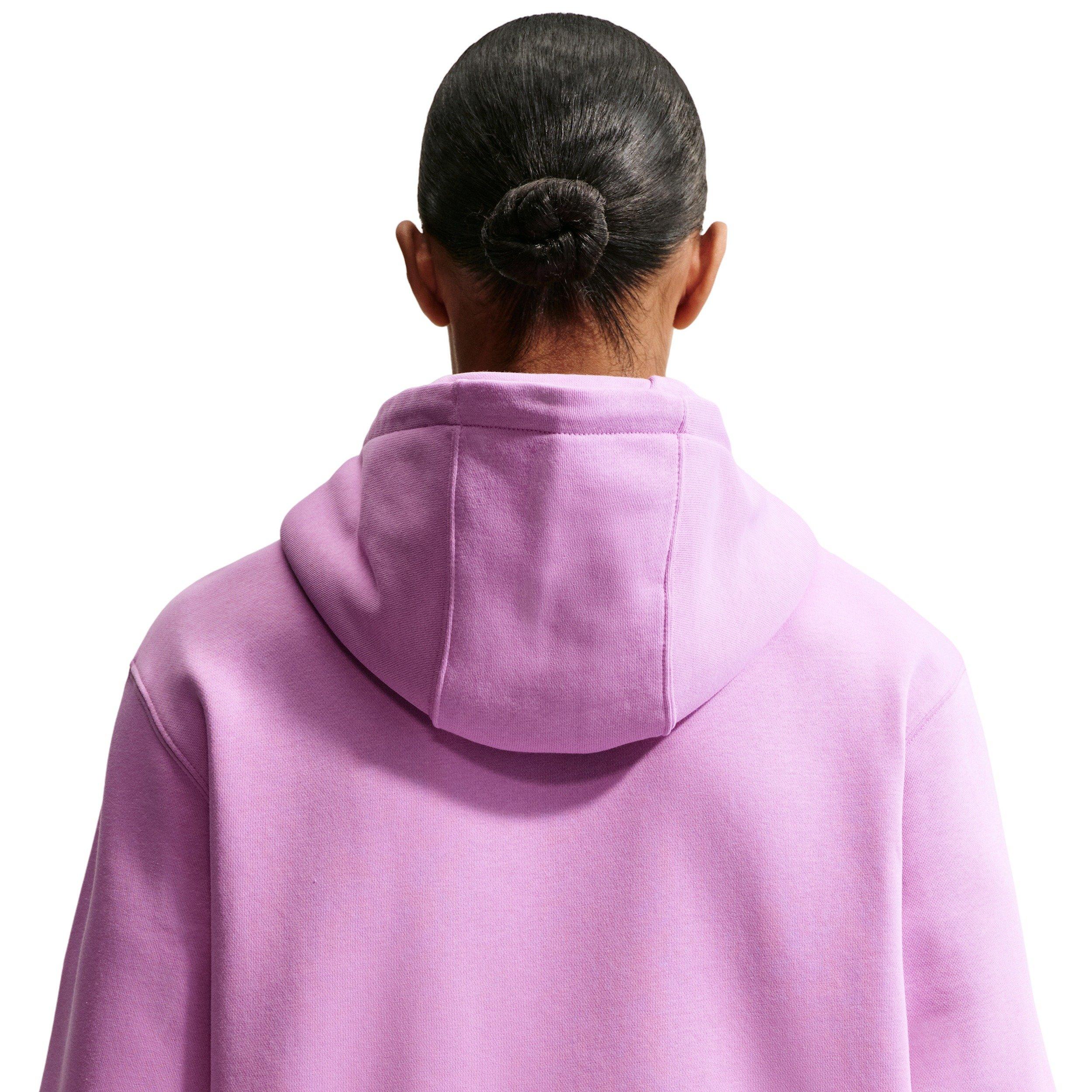 Nike Men's Club Fleece Pullover BB Hoodie - PURPLE Thumbnail View 2