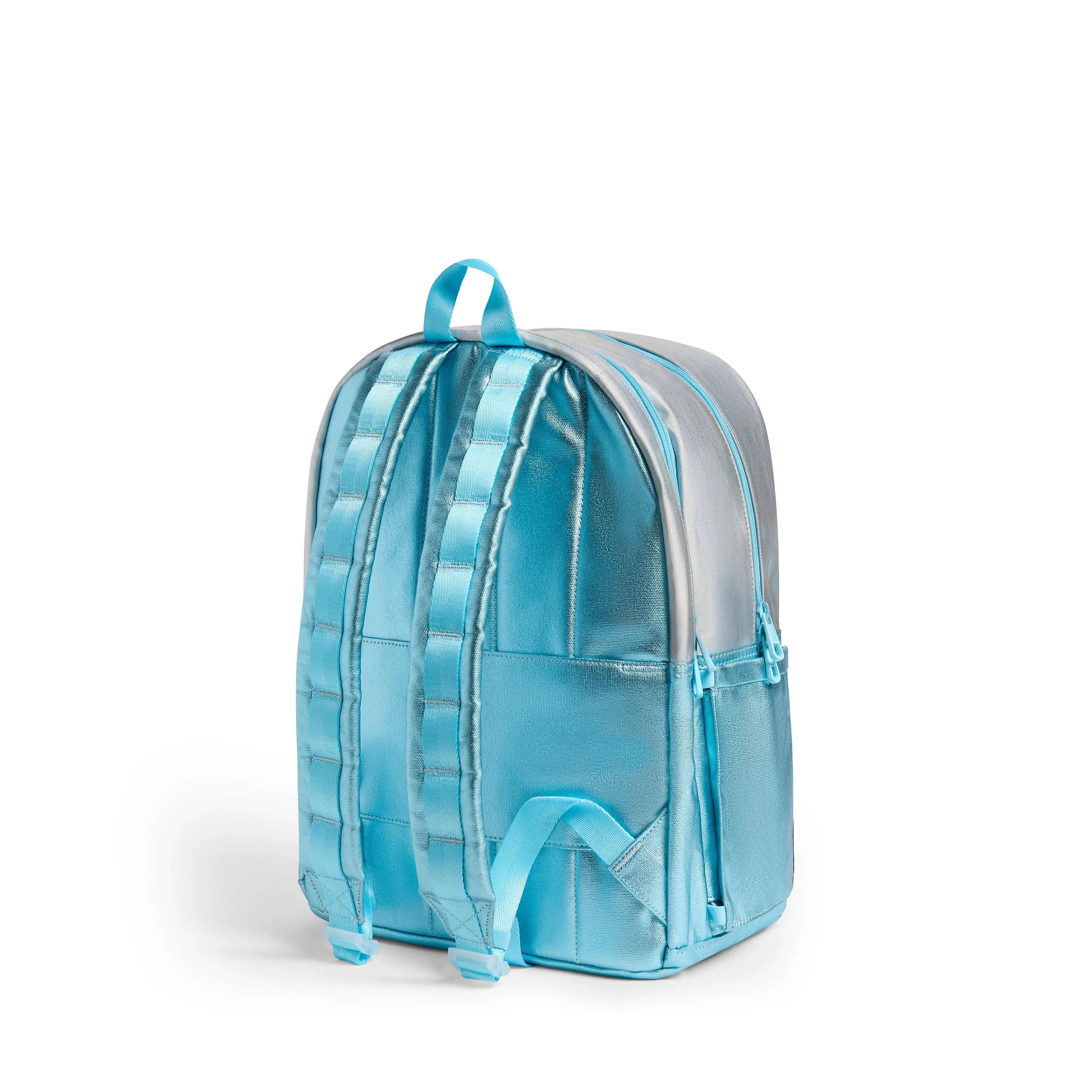 STATE Bags Kane Double Pocket Backpack - Blue Iridescent - BLUE IRIDESCENT