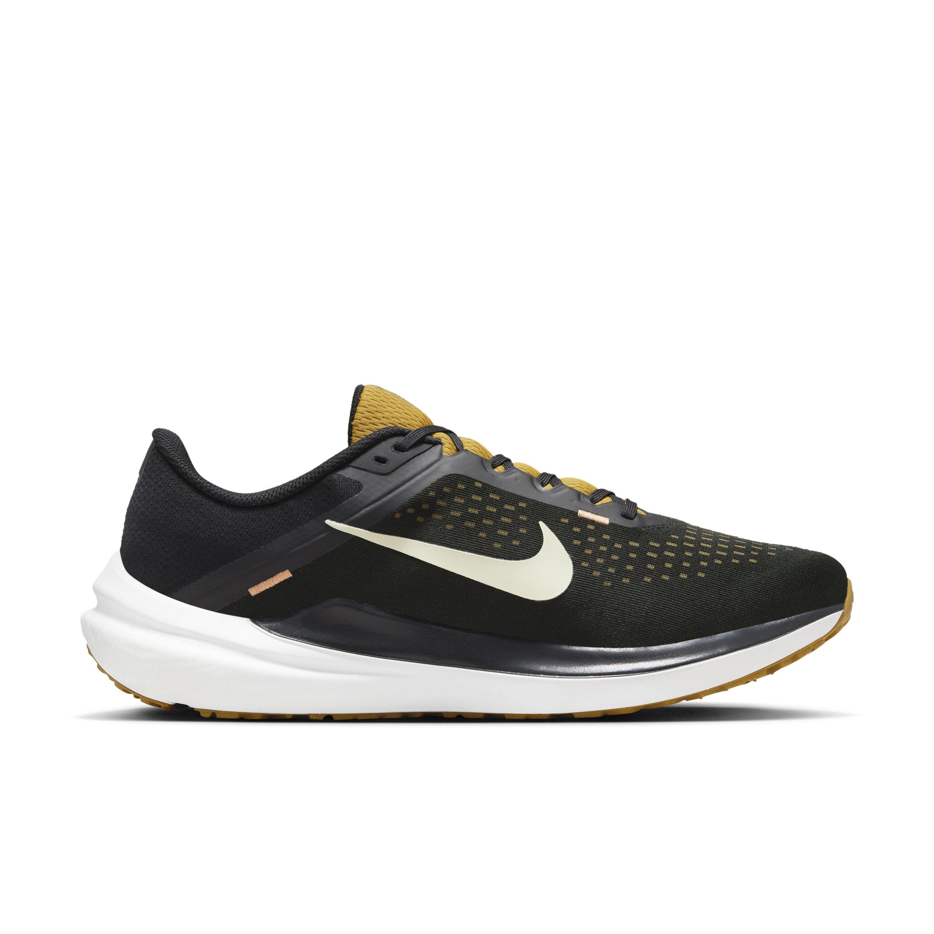 Nike Winflo 10 "Black/Bronzine/Amber Brown/Olive Aura" Men's Running Shoe - BLACK/BRONZINE/BROWN/OLIVE Thumbnail View 1