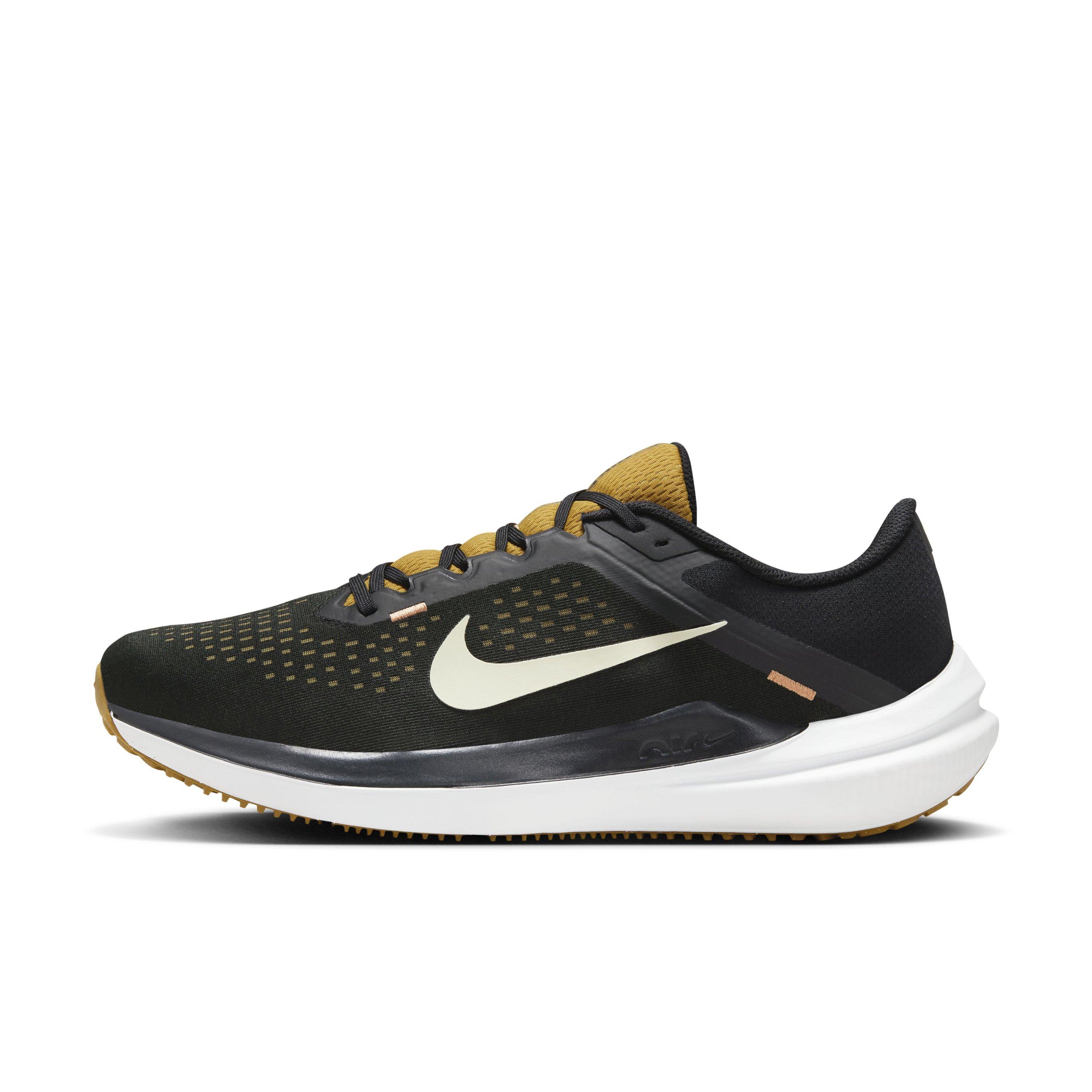 Nike Winflo 10 "Black/Bronzine/Amber Brown/Olive Aura" Men's Running Shoe - BLACK/BRONZINE/BROWN/OLIVE Thumbnail View 2