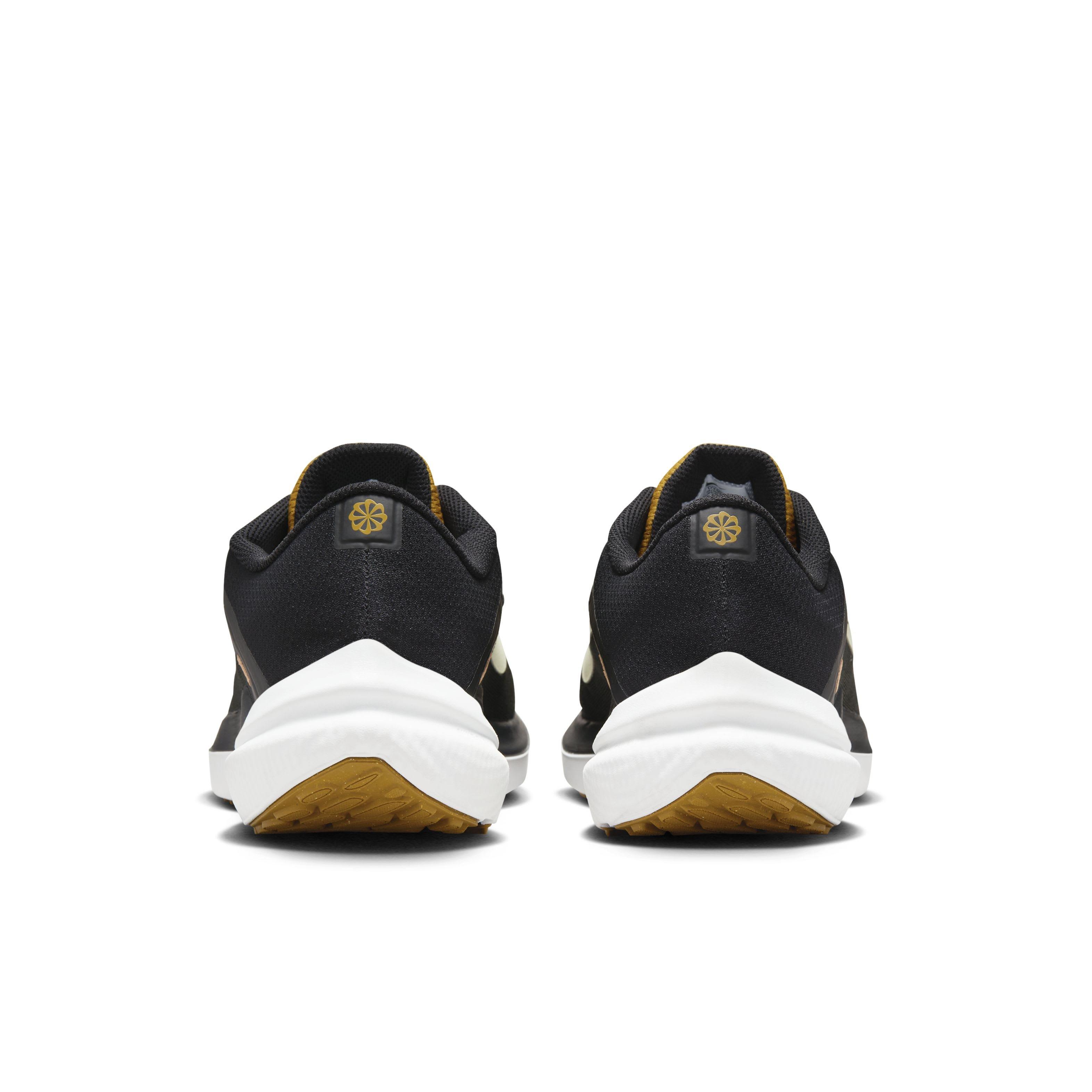 Nike Winflo 10 "Black/Bronzine/Amber Brown/Olive Aura" Men's Running Shoe - BLACK/BRONZINE/BROWN/OLIVE Thumbnail View 5