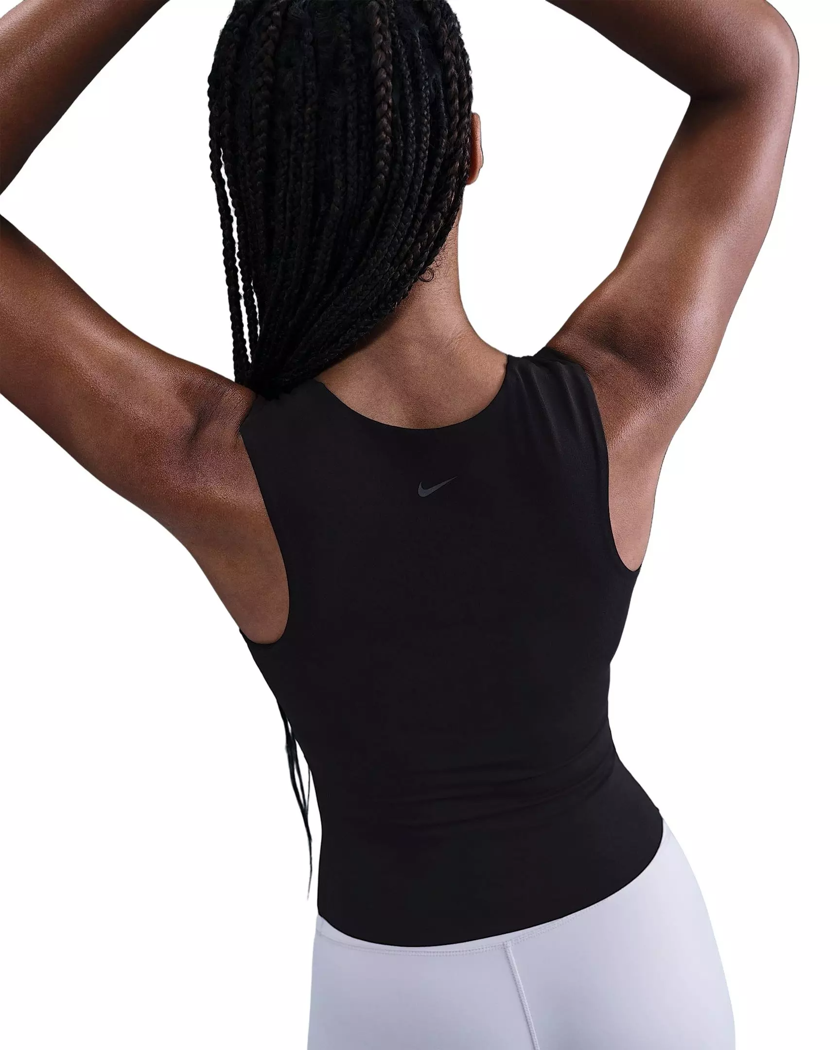 Nike Women's Zenvy Dri-FIT Tank Top -Black - BLACK