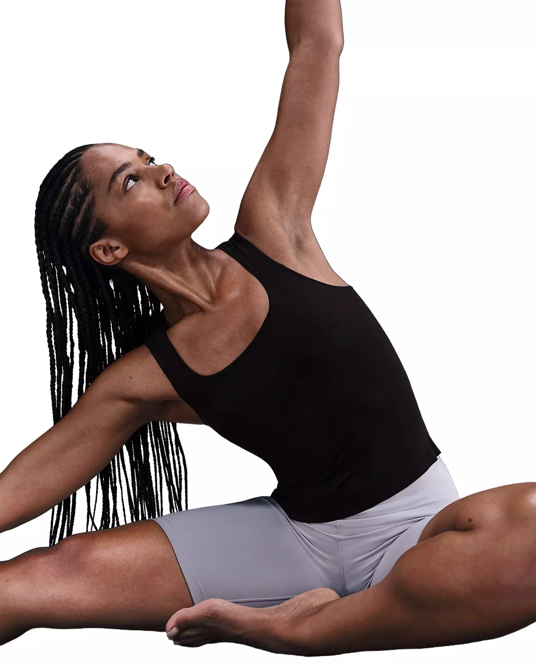 Nike Women's Zenvy Dri-FIT Tank Top -Black - BLACK