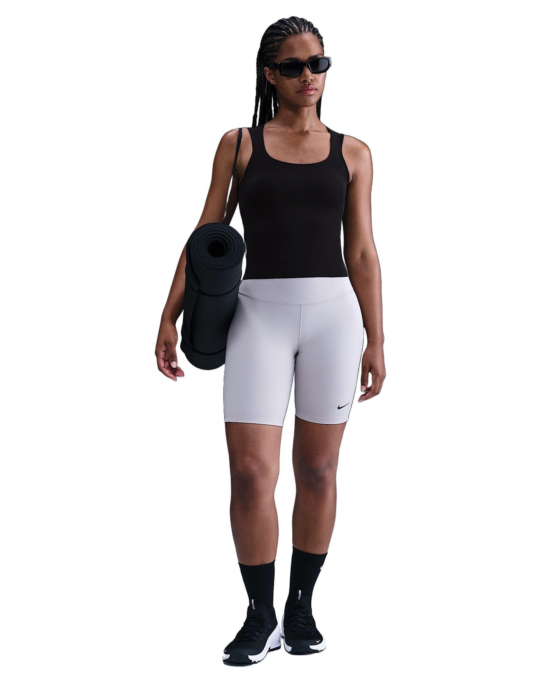 Nike Women's Zenvy Dri-FIT Tank Top -Black - BLACK Thumbnail View 4