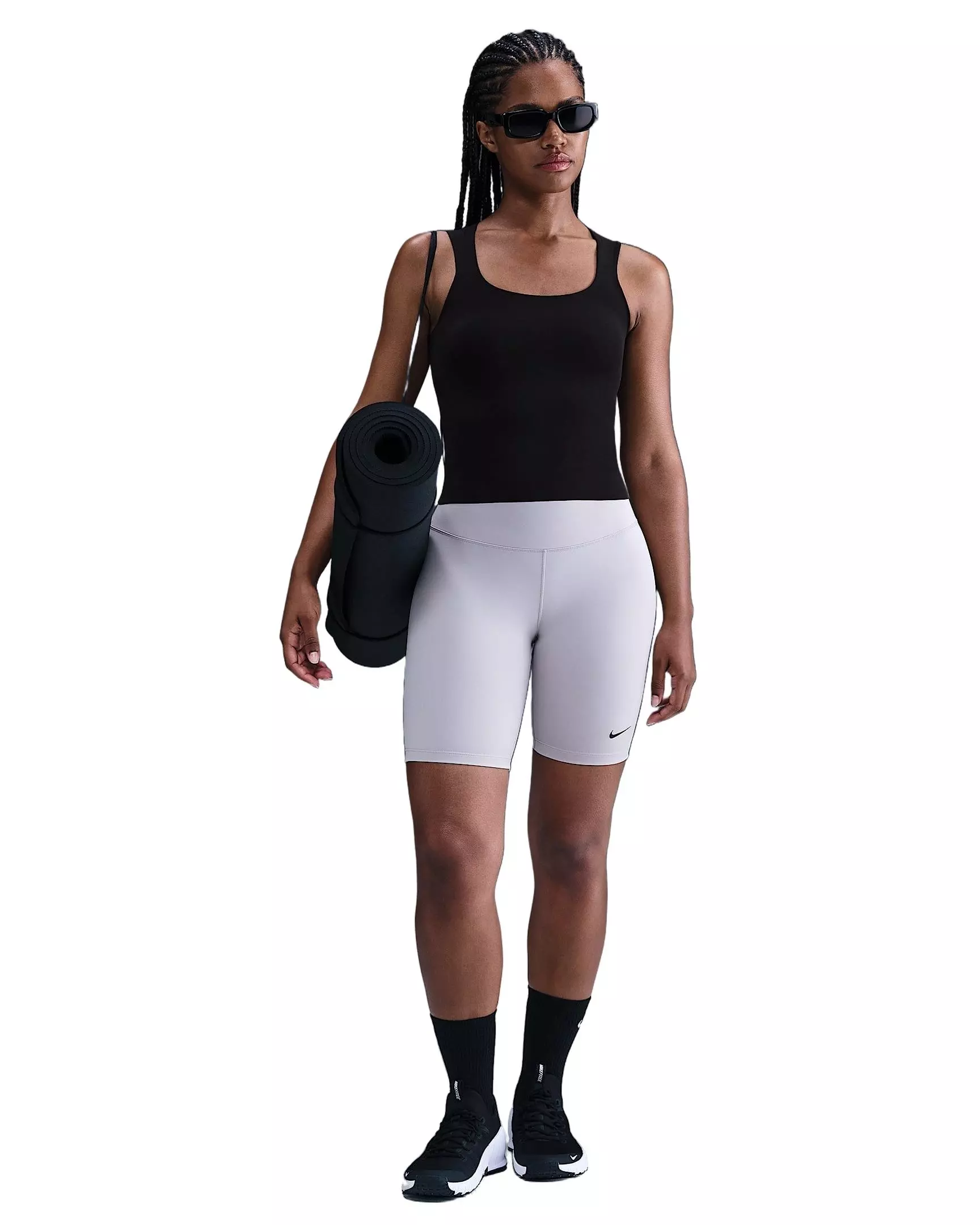 Nike Women's Zenvy Dri-FIT Tank Top -Black - BLACK