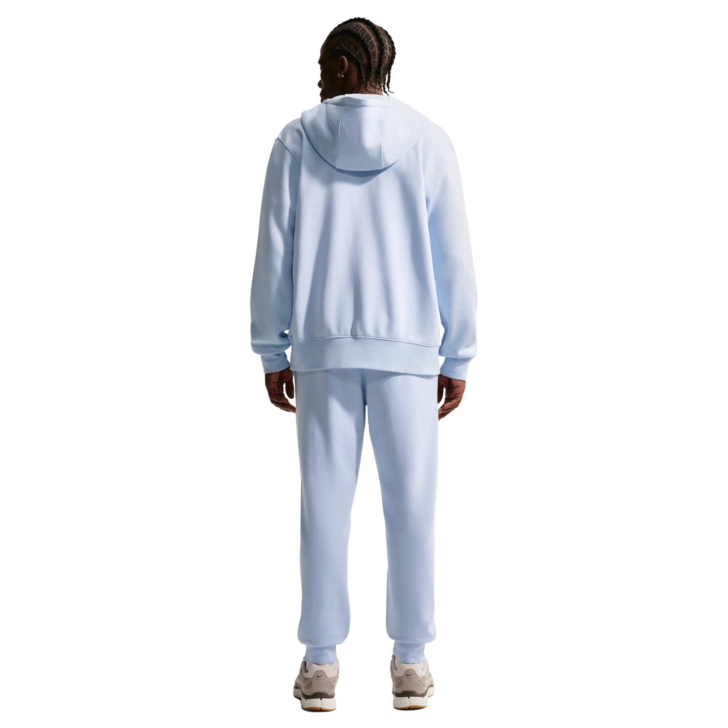 Nike Men's Club Full-Zip Fleece Jacket - BLUE Thumbnail View 5