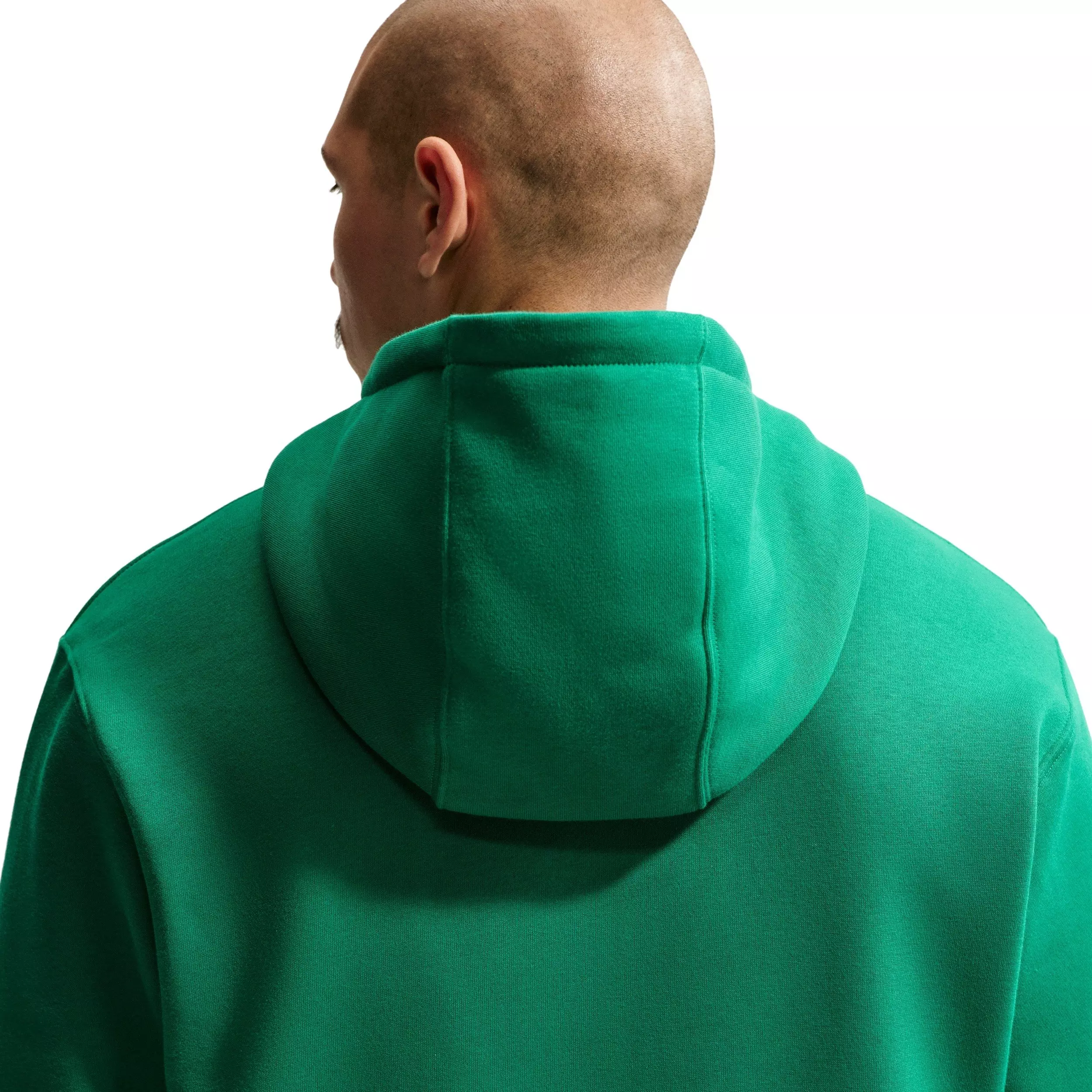 Nike Men's Club Full-Zip Fleece Jacket - GREEN