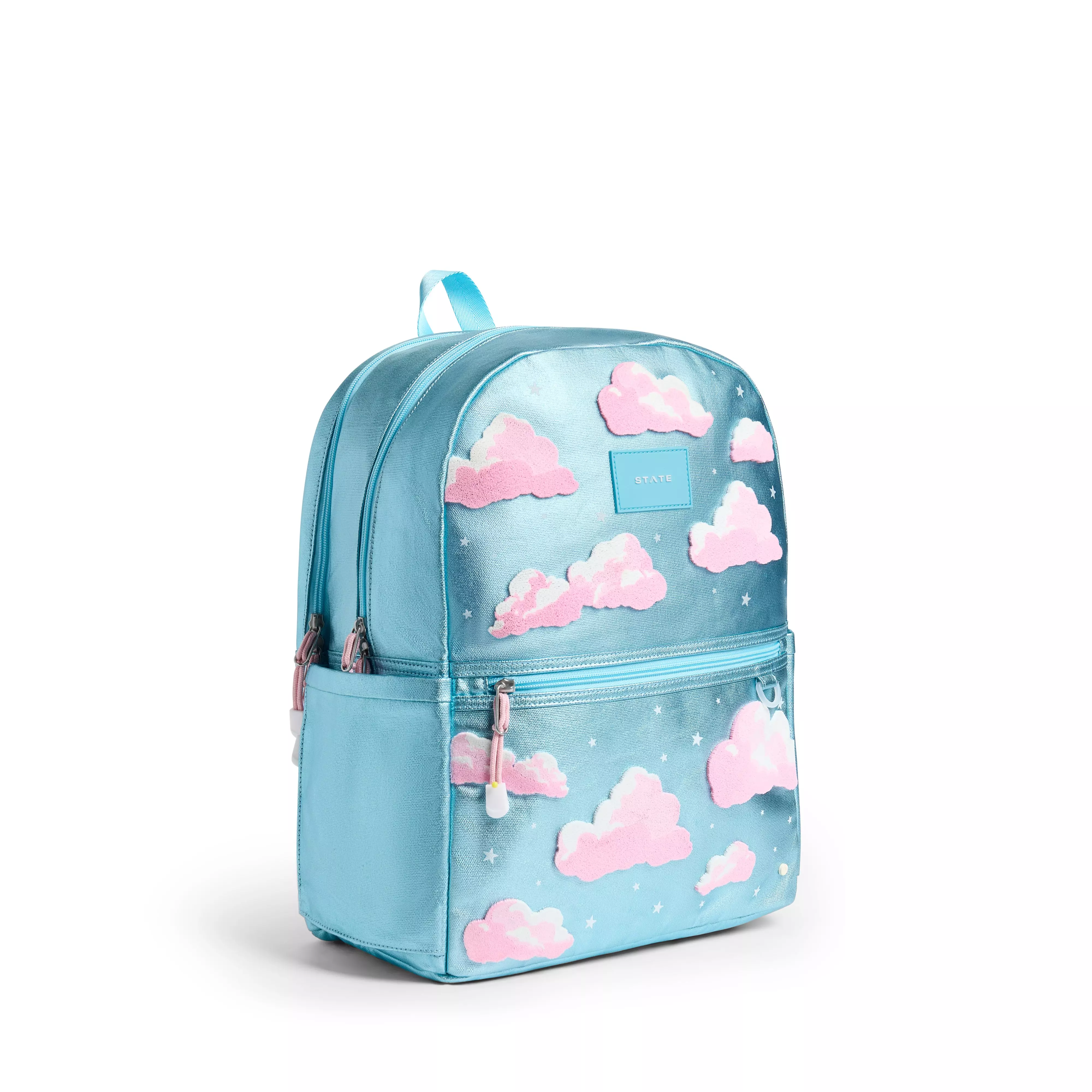 STATE Bags Kane Double Pocket Backpack - Clouds - CLOUDS