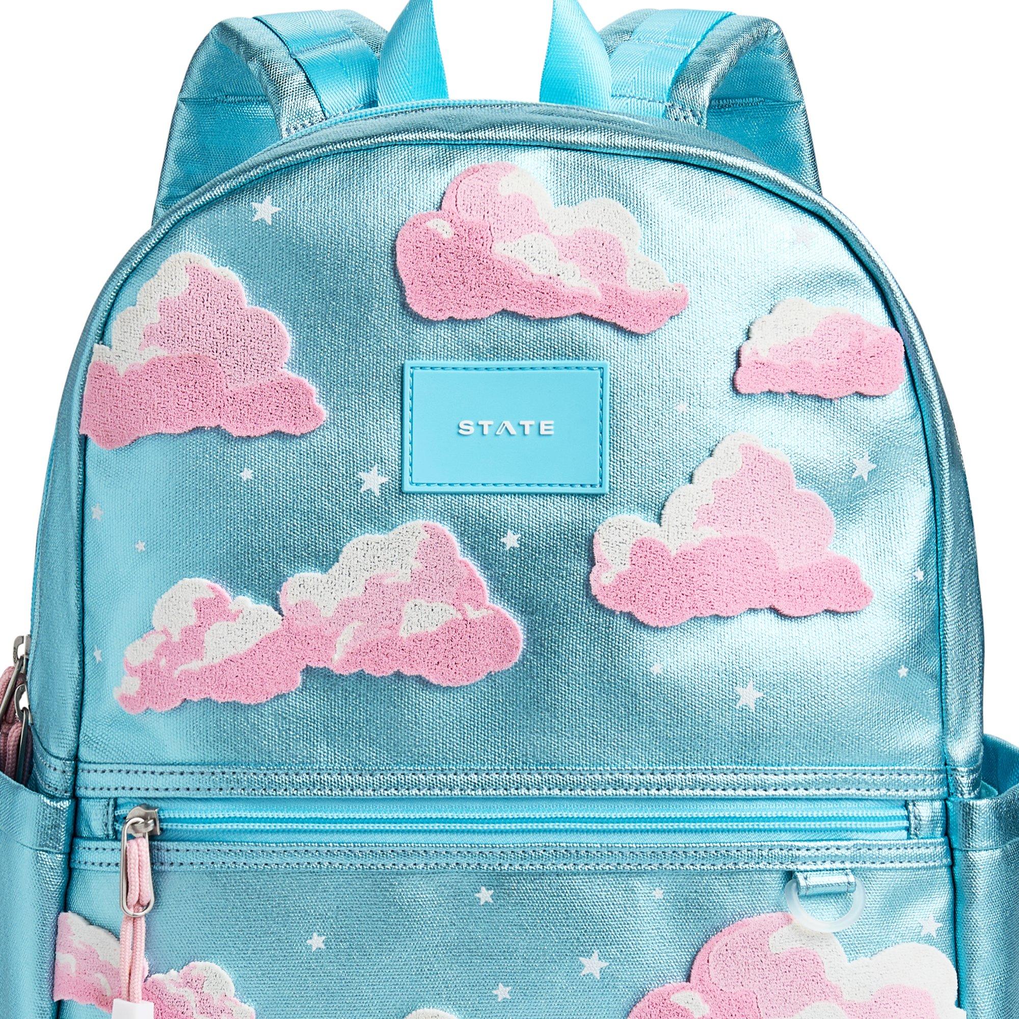 STATE Bags Kane Double Pocket Backpack - Clouds - CLOUDS