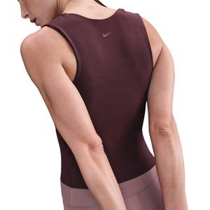 Nike Women's Zenvy Dri-FIT Tank Top -Burgundy