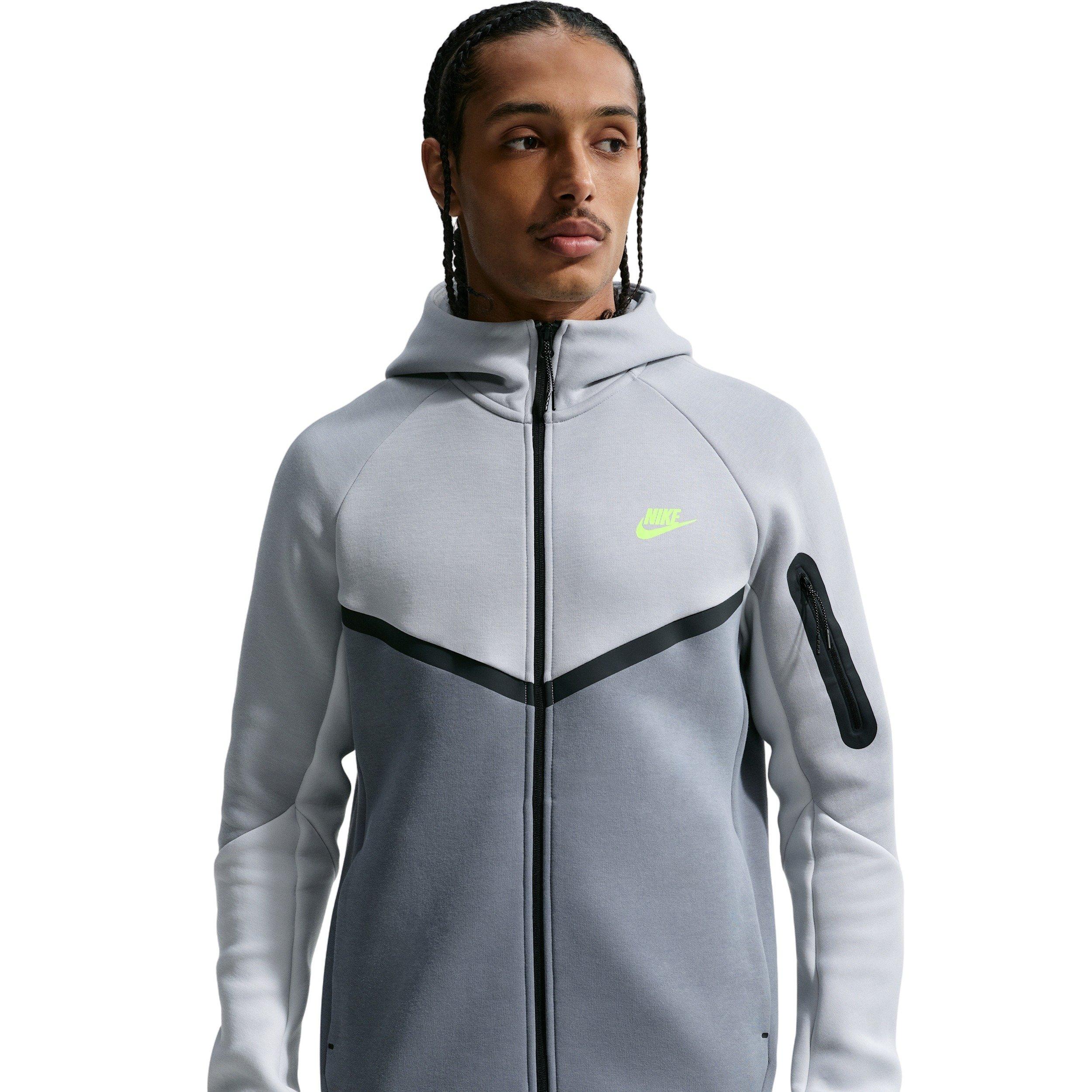 Nike Men's Tech Fleece Windrunner Full-Zip Jacket - LT GREY Thumbnail View 1