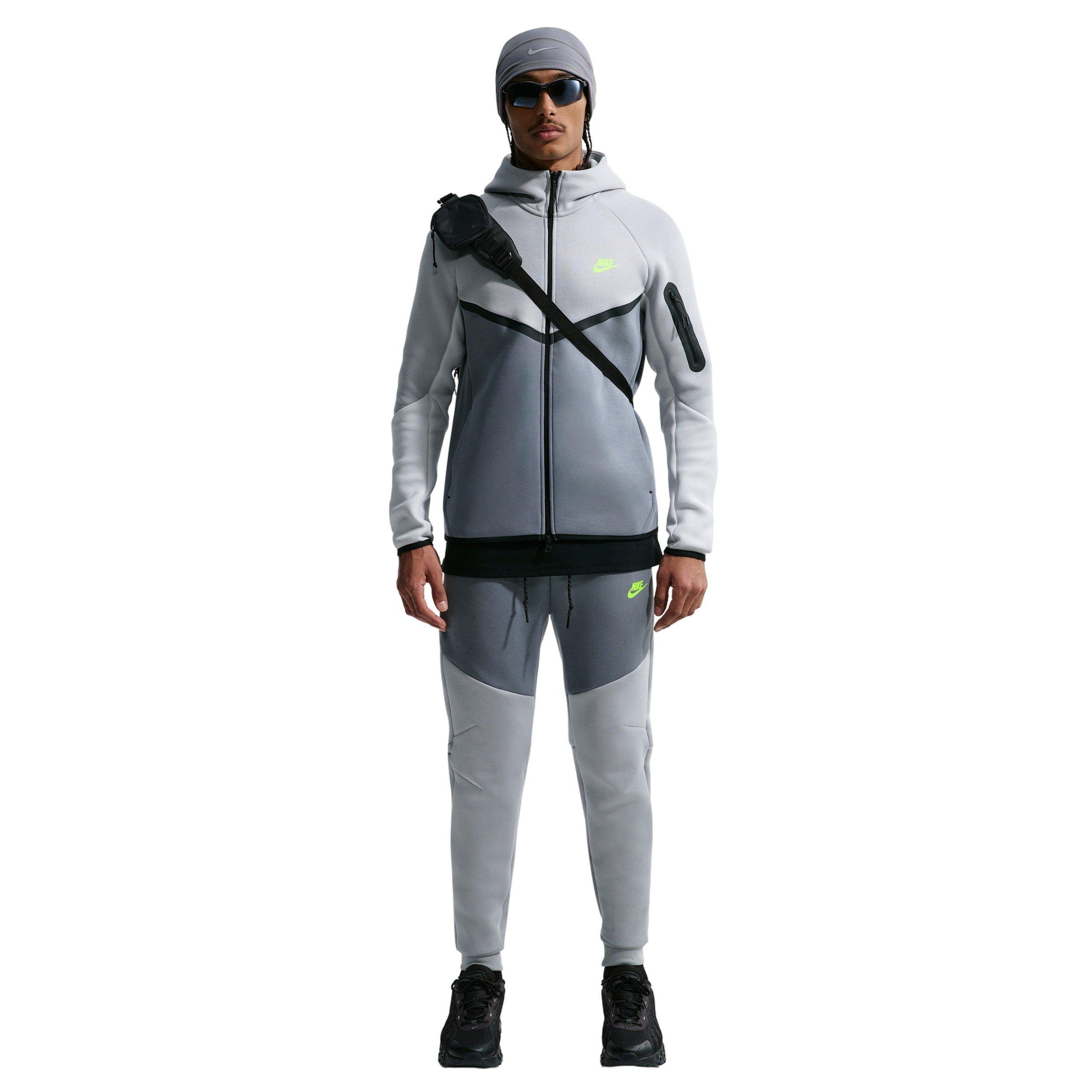 Nike Men's Tech Fleece Windrunner Full-Zip Jacket - LT GREY Thumbnail View 4