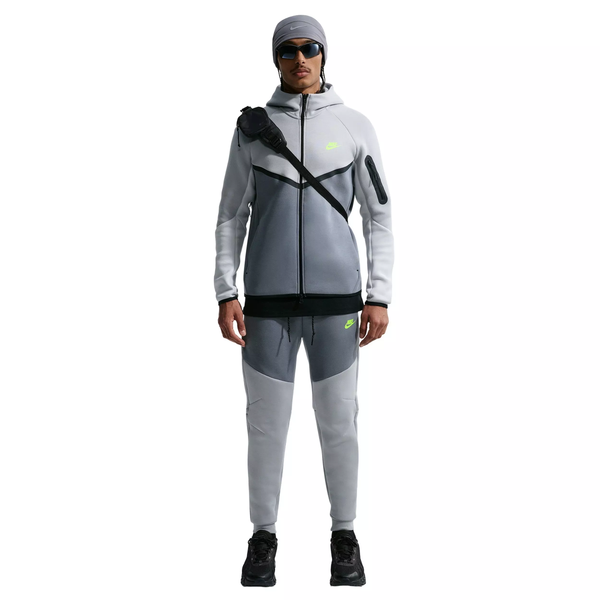 Nike Men's Tech Fleece Windrunner Full-Zip Jacket - LT GREY