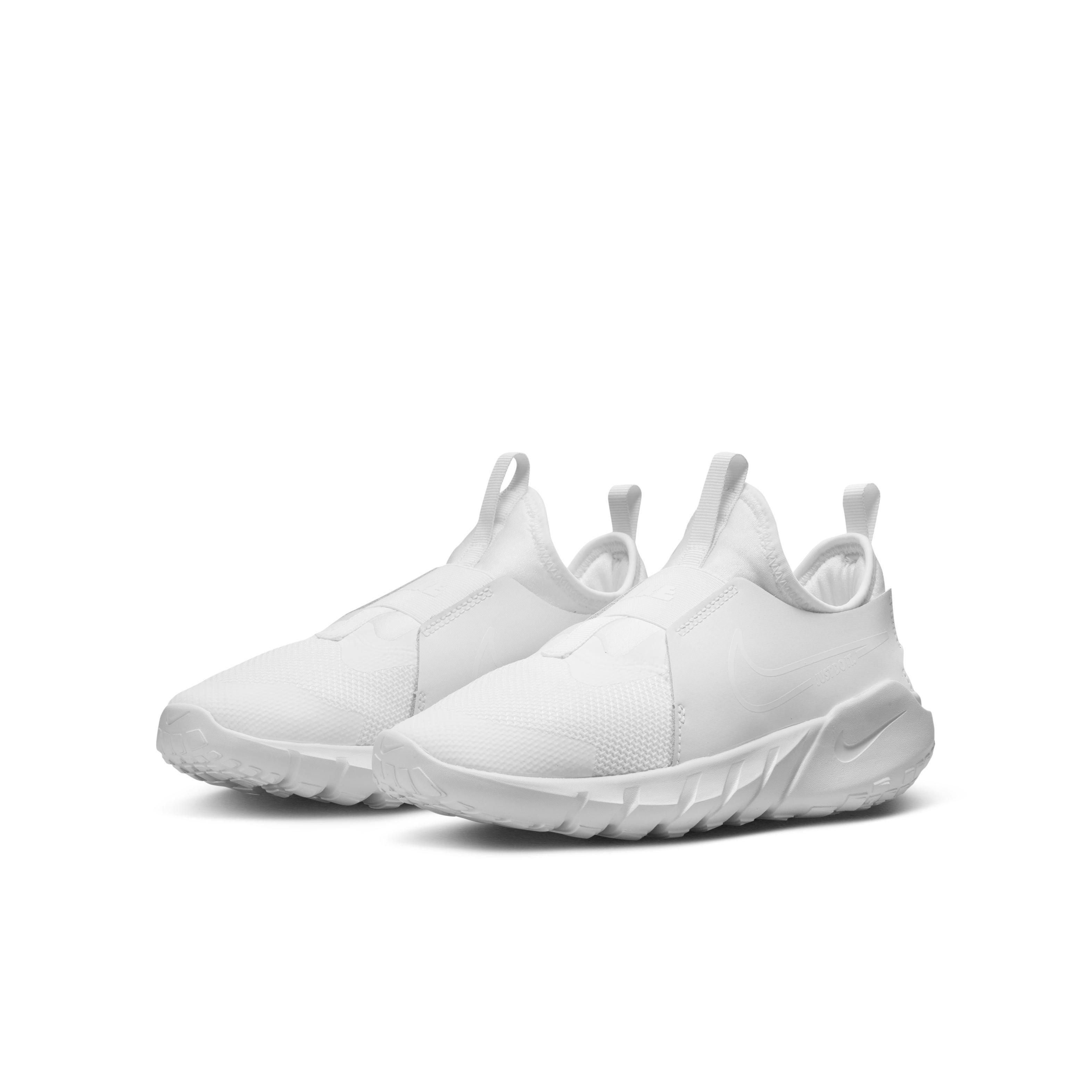 Nike Flex Plus Grade School Kids' "White/White" Running Shoe
