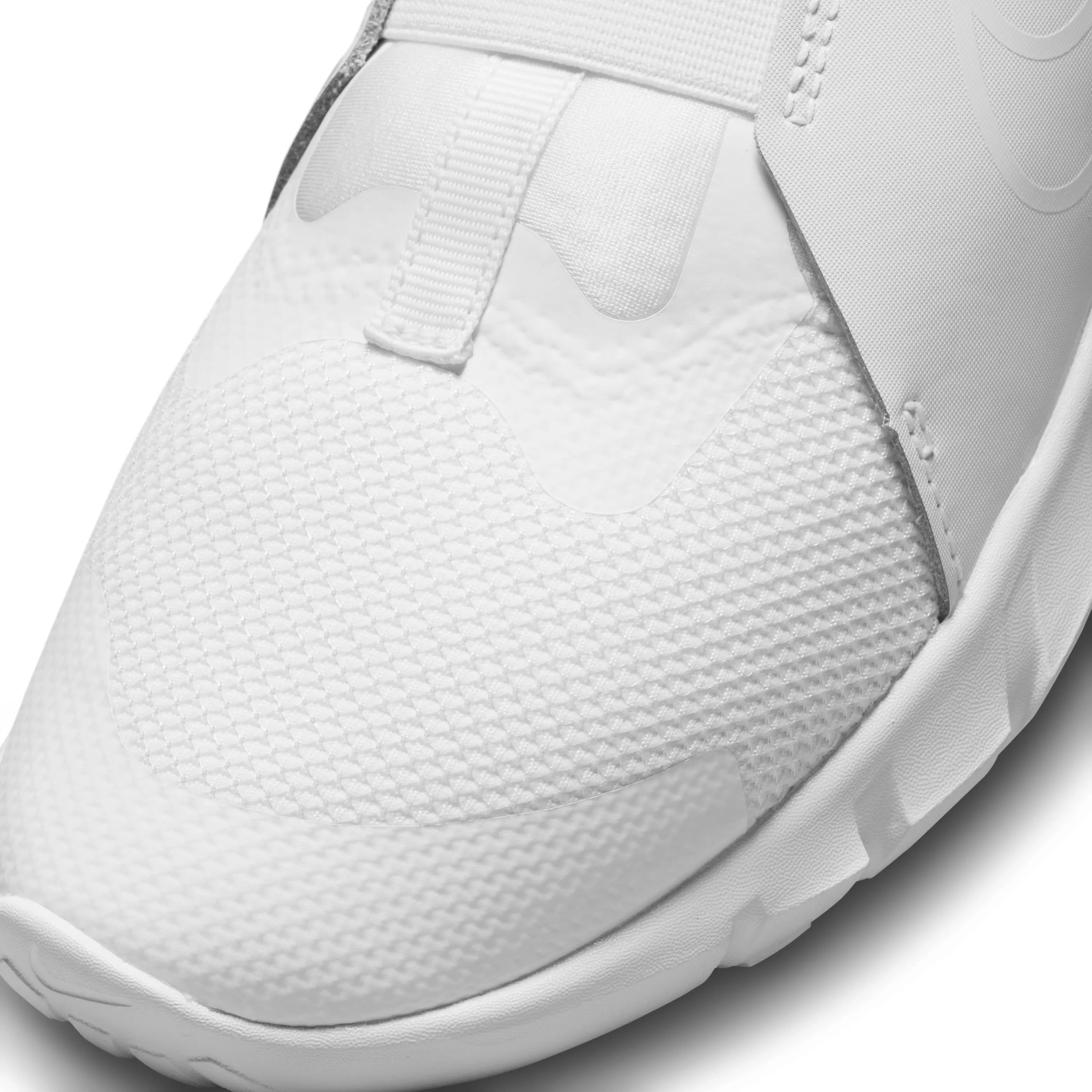 Nike Flex Plus "White/White" Grade School Kids' Running Shoe - WHITE