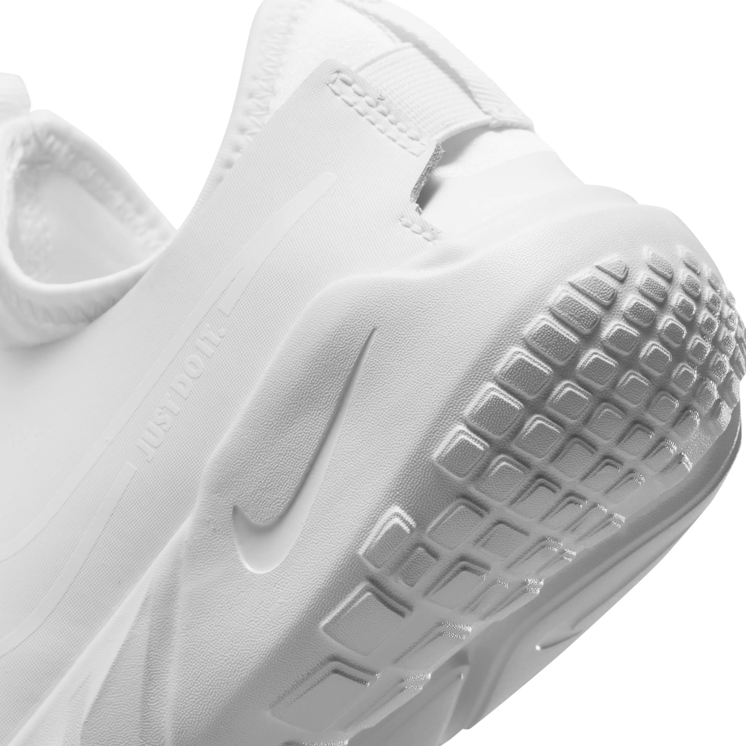 Nike Flex Plus "White/White" Grade School Kids' Running Shoe - WHITE