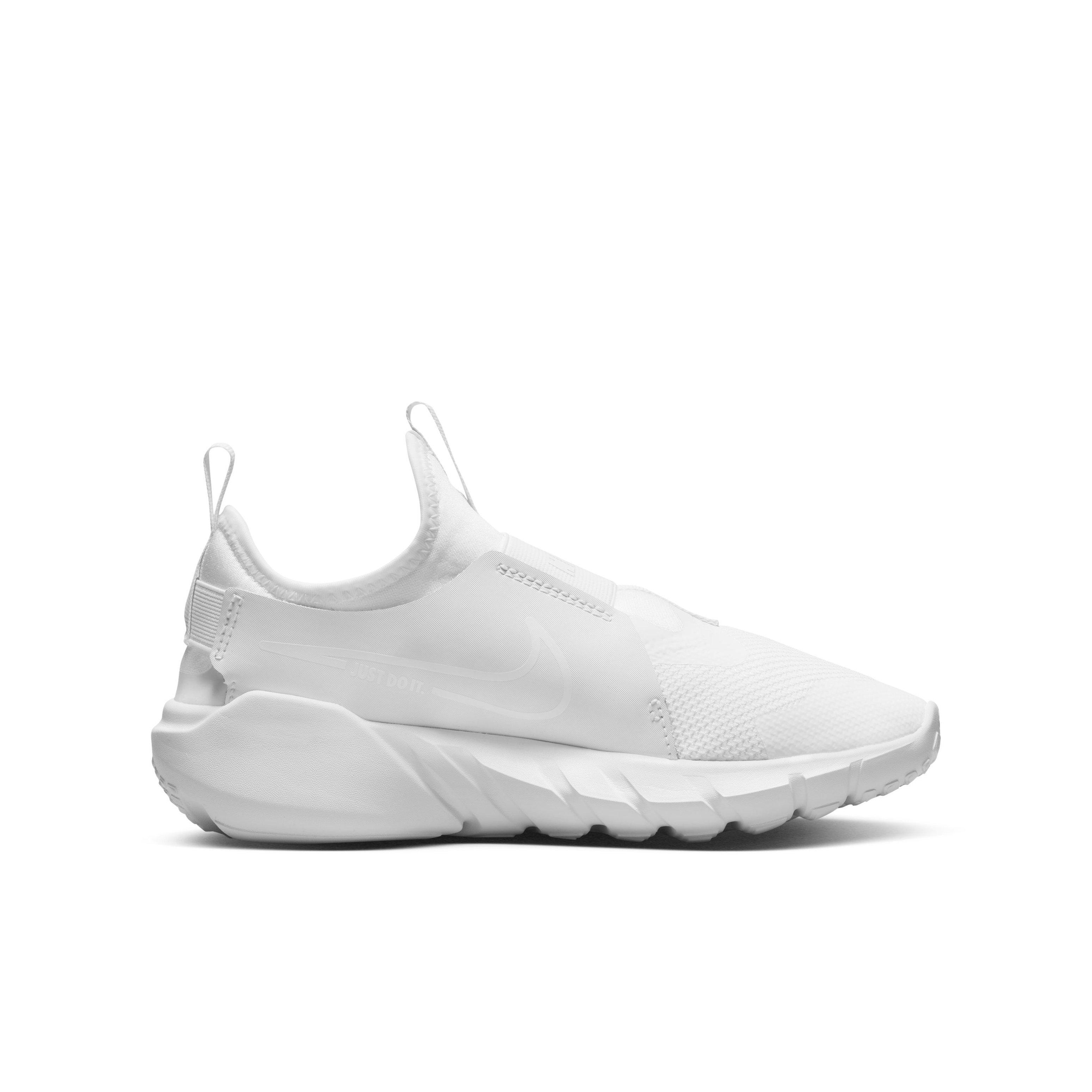 Nike Flex Plus "White/White" Grade School Kids' Running Shoe