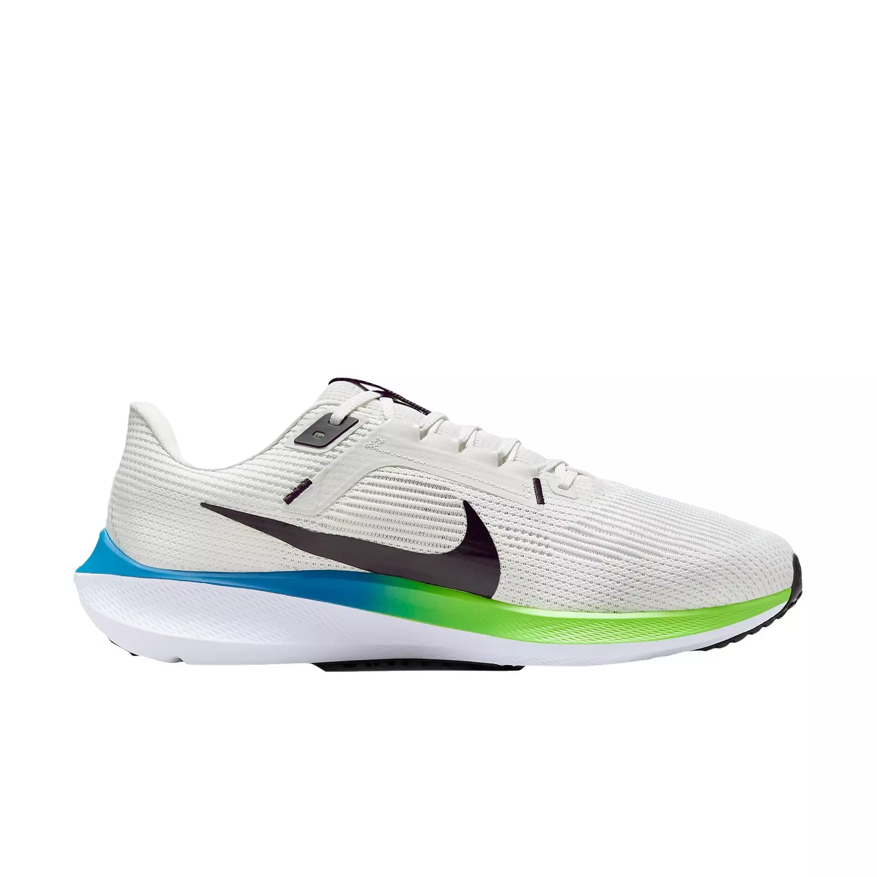 Nike Pegasus 40 "Platinum Tint/Black/White/Green Strike" Men's Wide Running Shoe - PLATINUM/BLACK/WHITE/GREEN