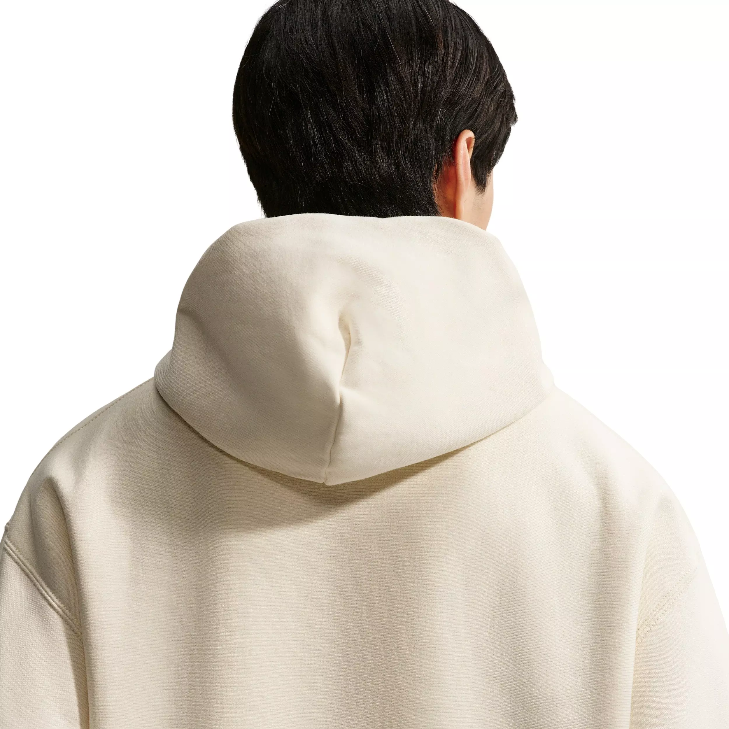 Nike Men's Solo Swoosh Pullover Hoodie - Coconut Milk - COCONUT MILK